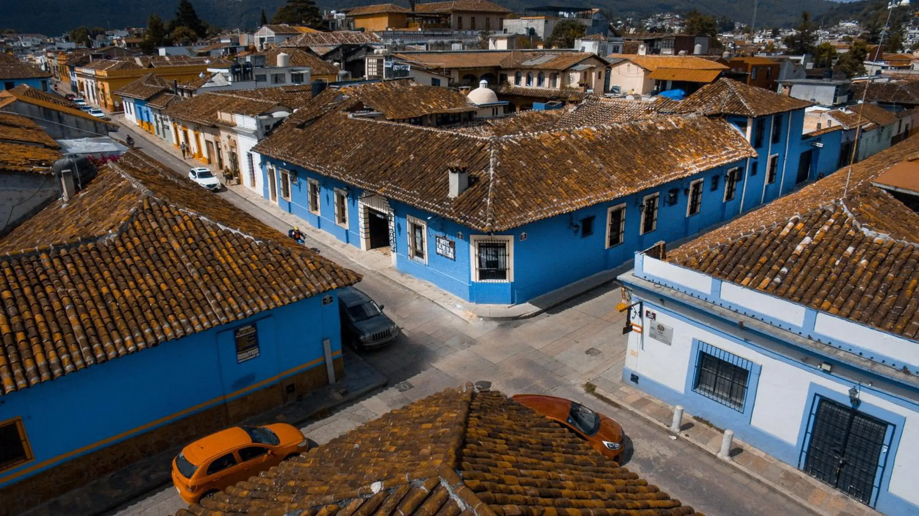 Bird's eye view in Hotel Palacio de Moctezuma Bird's eye view in Hotel Palacio de Moctezuma