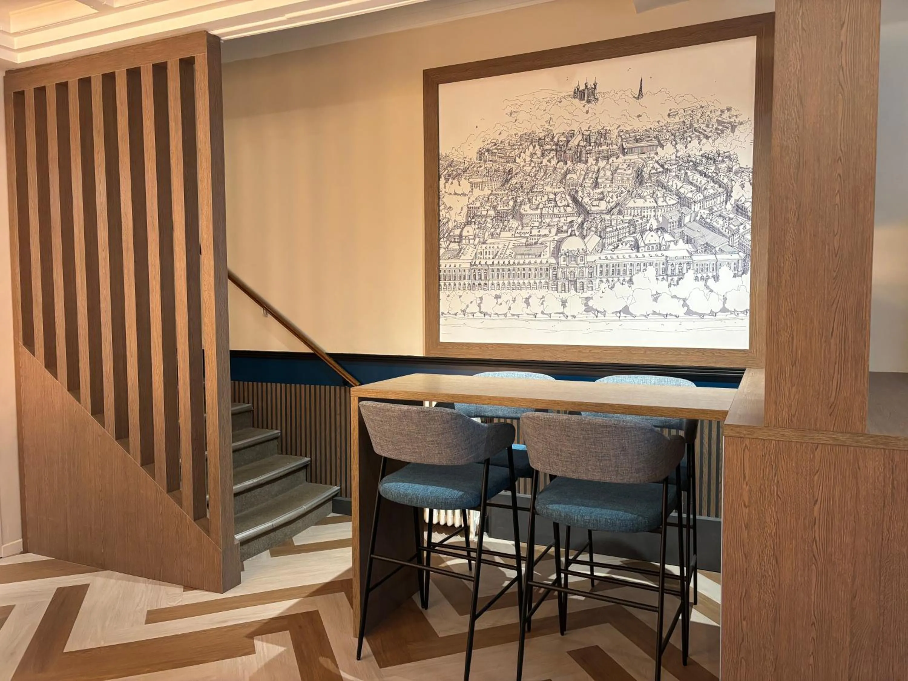 Lobby or reception in Lyo Hôtel - Centre Lyon Perrache