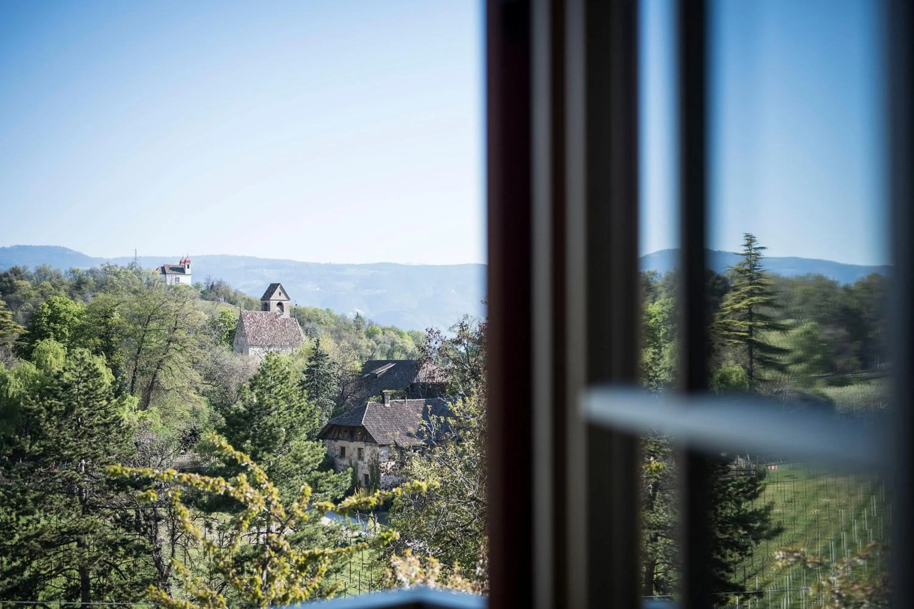 View (from property/room) in Hotel Weingut Stroblhof