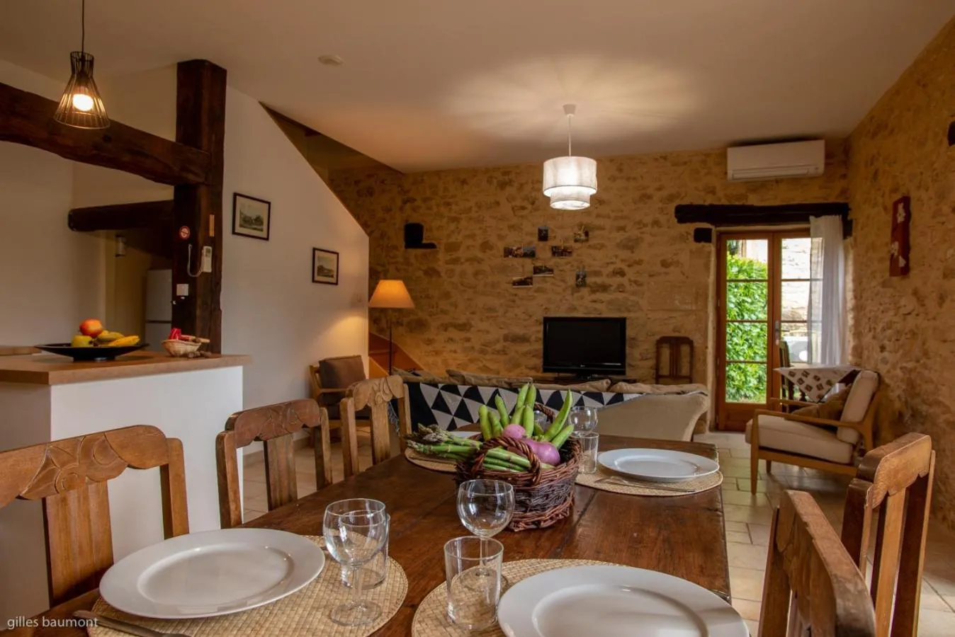 Living room in Le Petit Manoir de Vitrac
