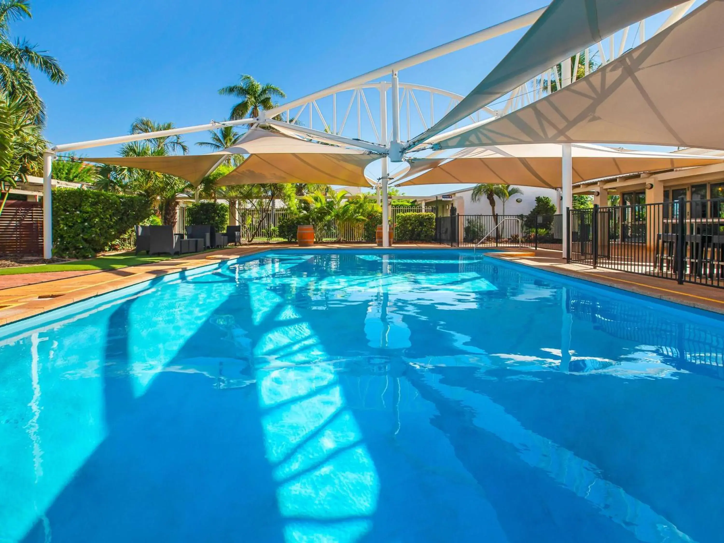 Pool view in Ibis Styles Karratha Pool view in Ibis Styles Karratha