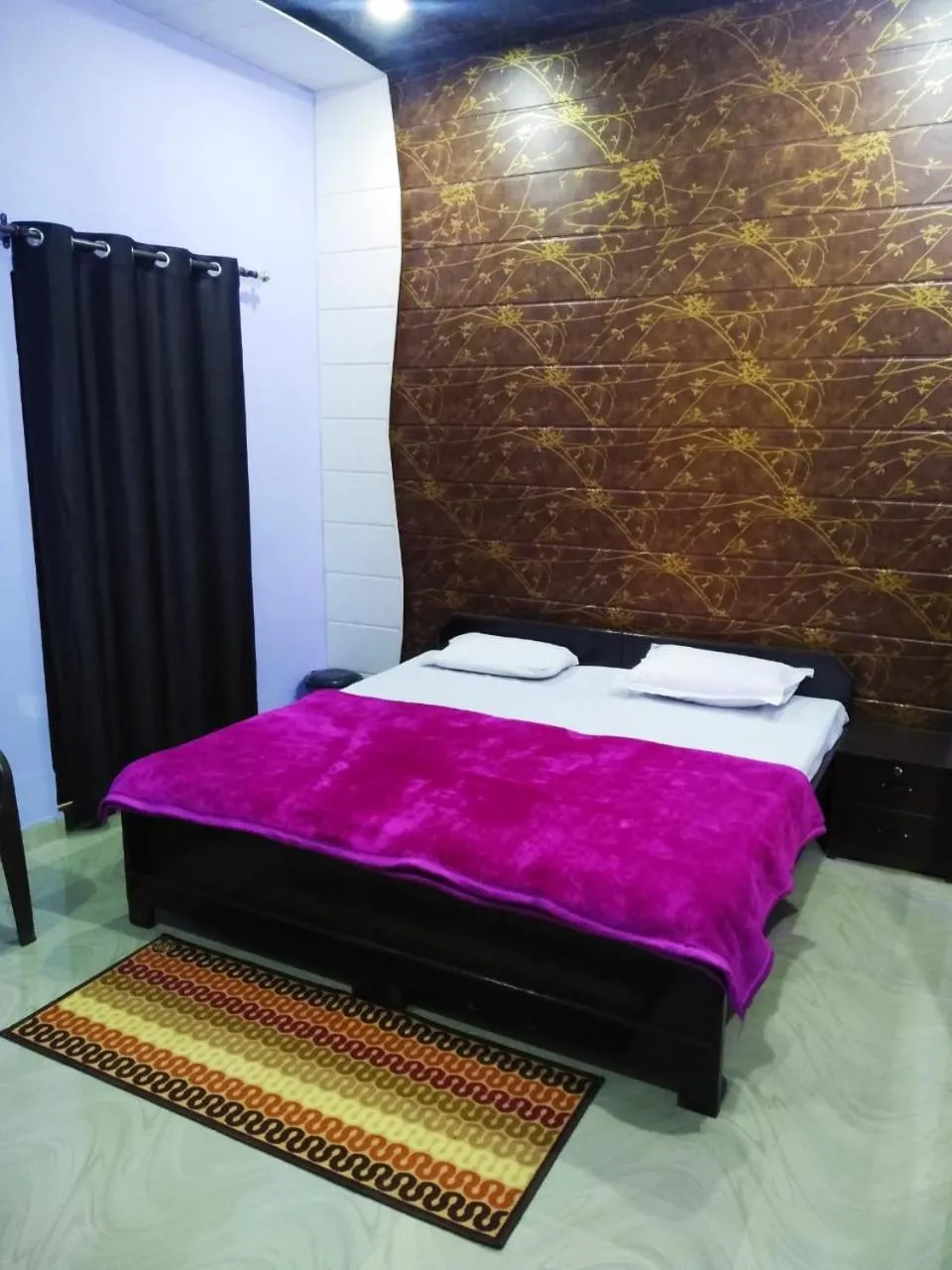 Bed in Radha Krishna Dham