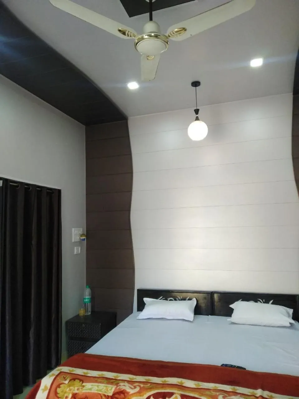 Bedroom, Bed in Radha Krishna Dham