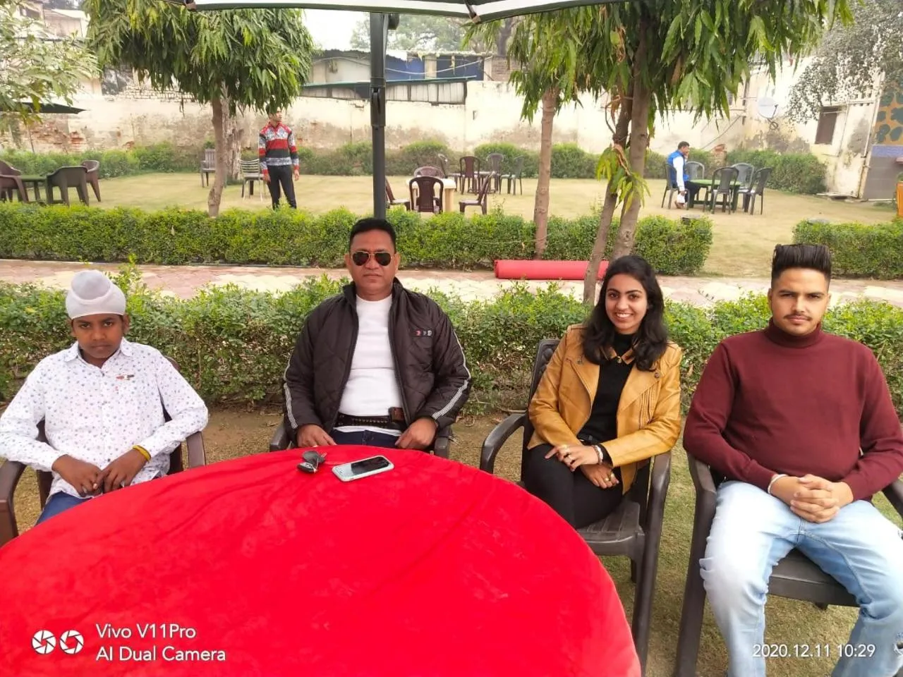 Family in Radha Krishna Dham
