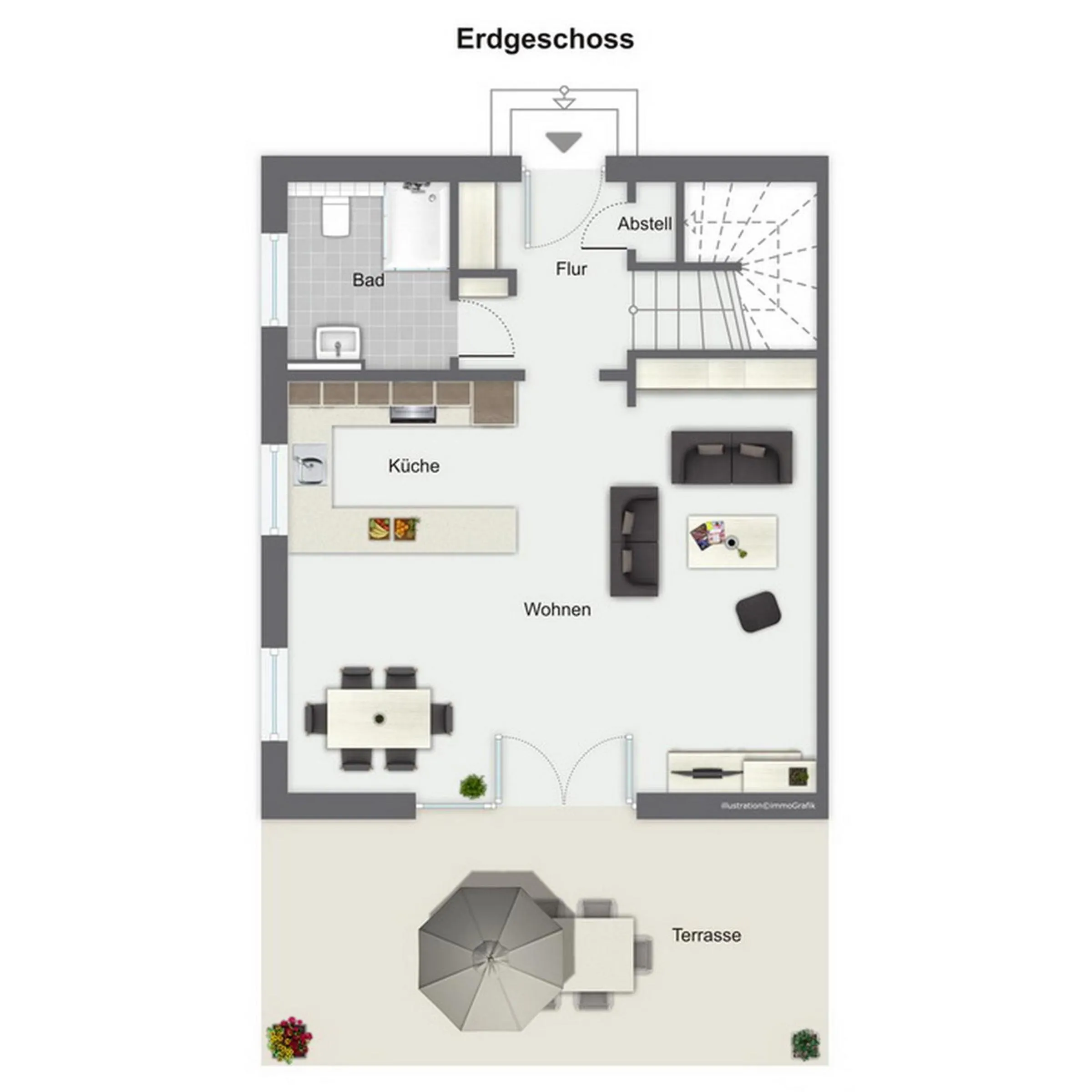 Floor plan in Reethaus Am Mariannenweg 09a