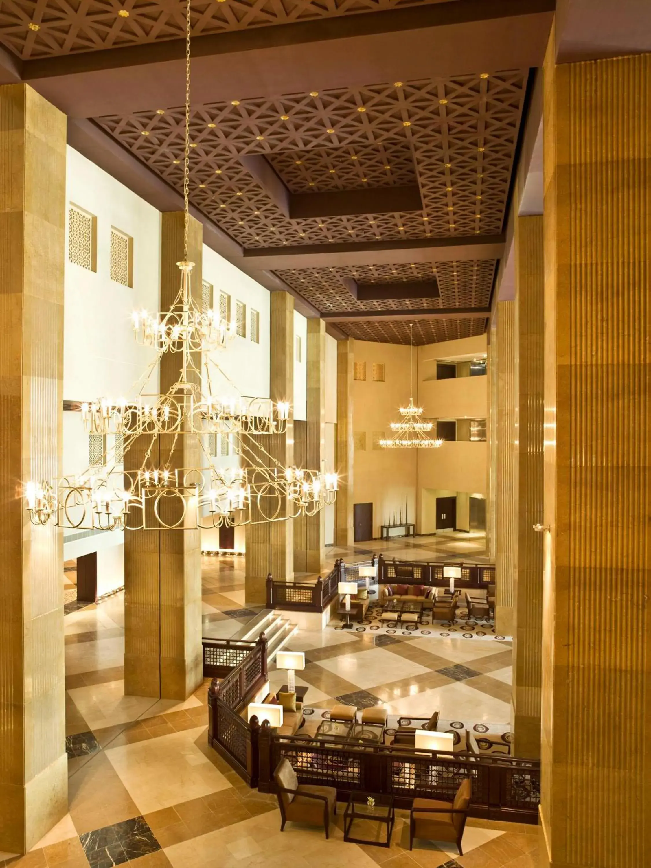 Lobby or reception in Grand Hyatt Doha Hotel & Villas Lobby or reception in Grand Hyatt Doha Hotel & Villas