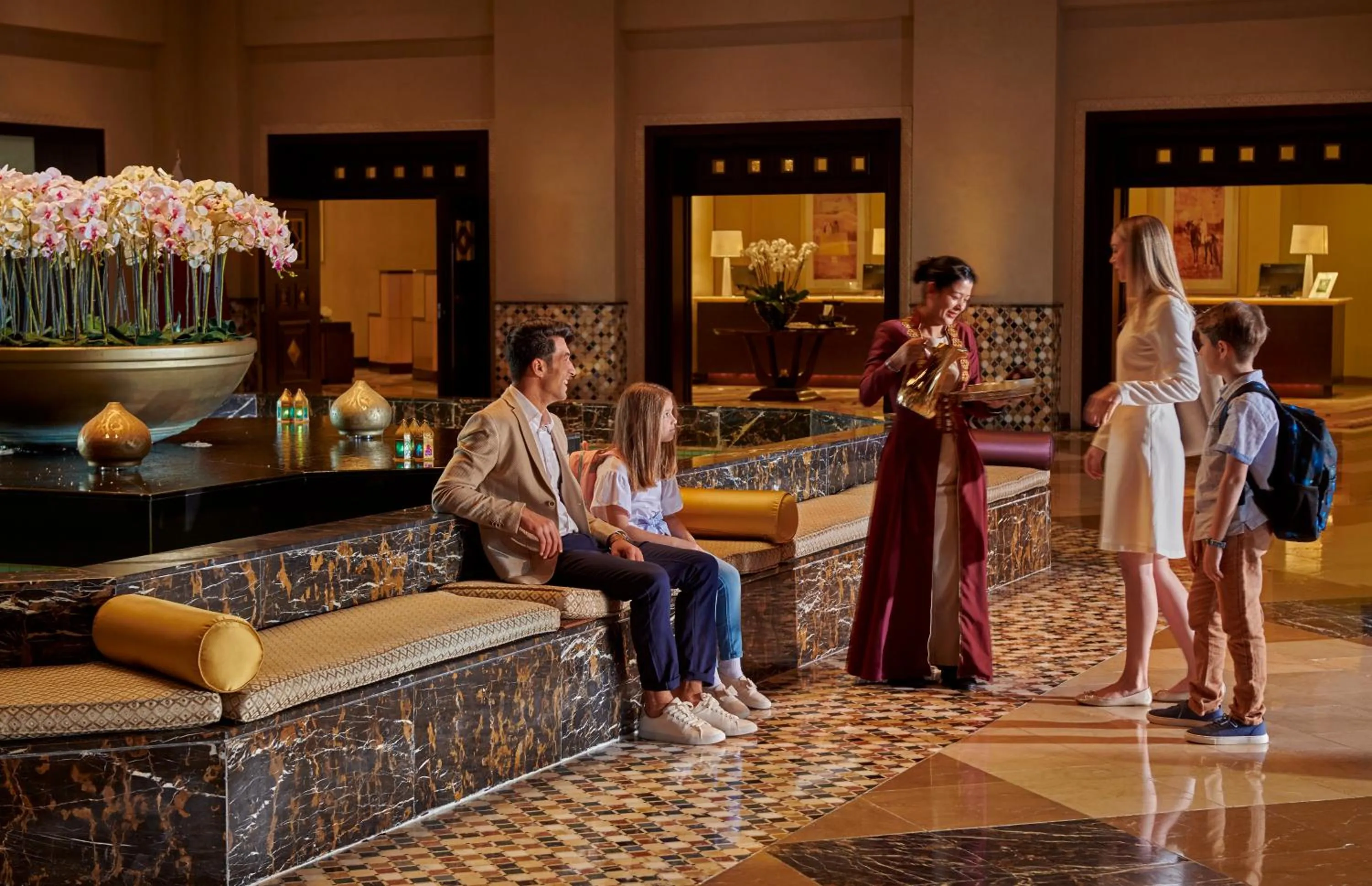 Lobby or reception in Grand Hyatt Doha Hotel & Villas