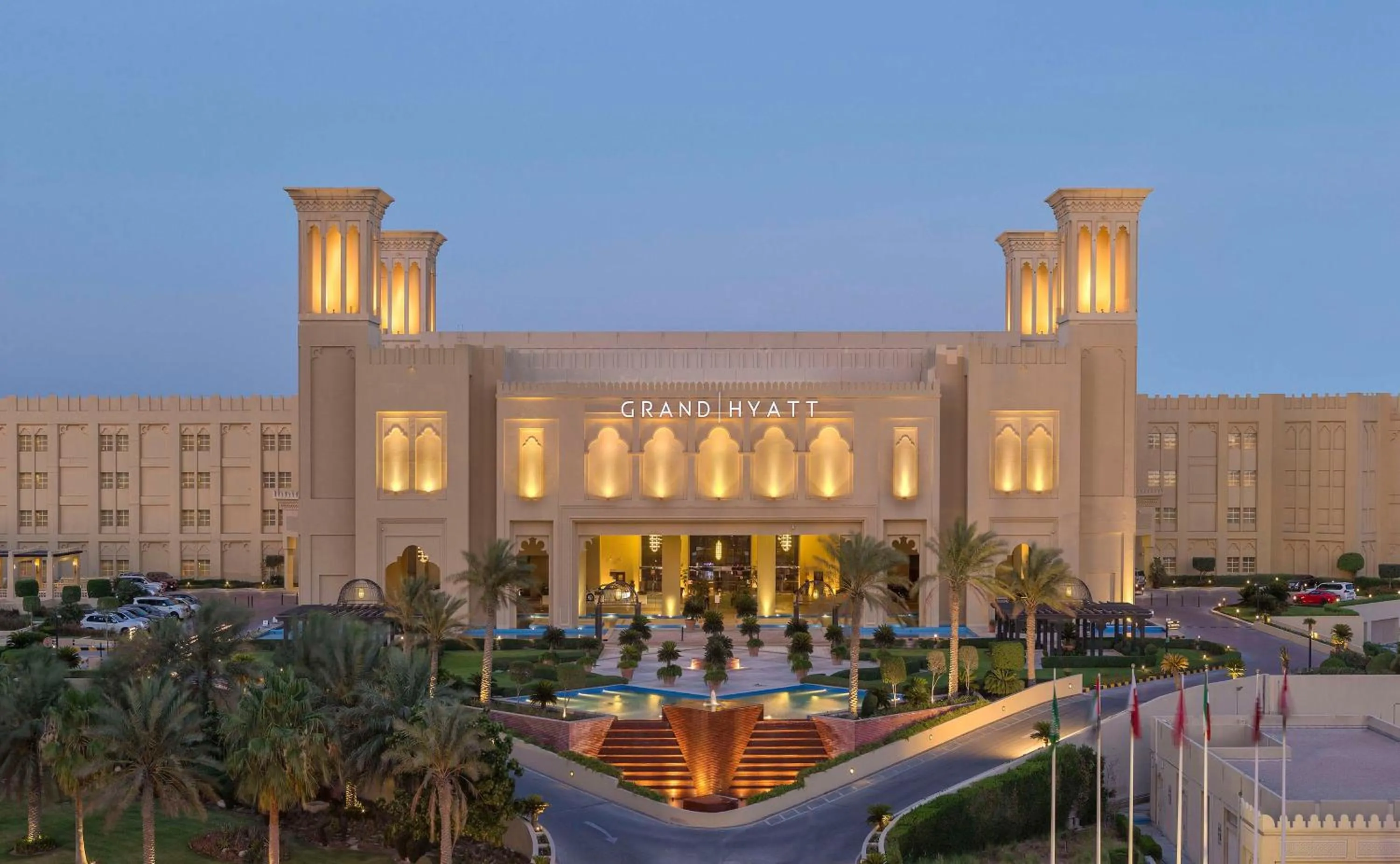 Property building in Grand Hyatt Doha Hotel & Villas
