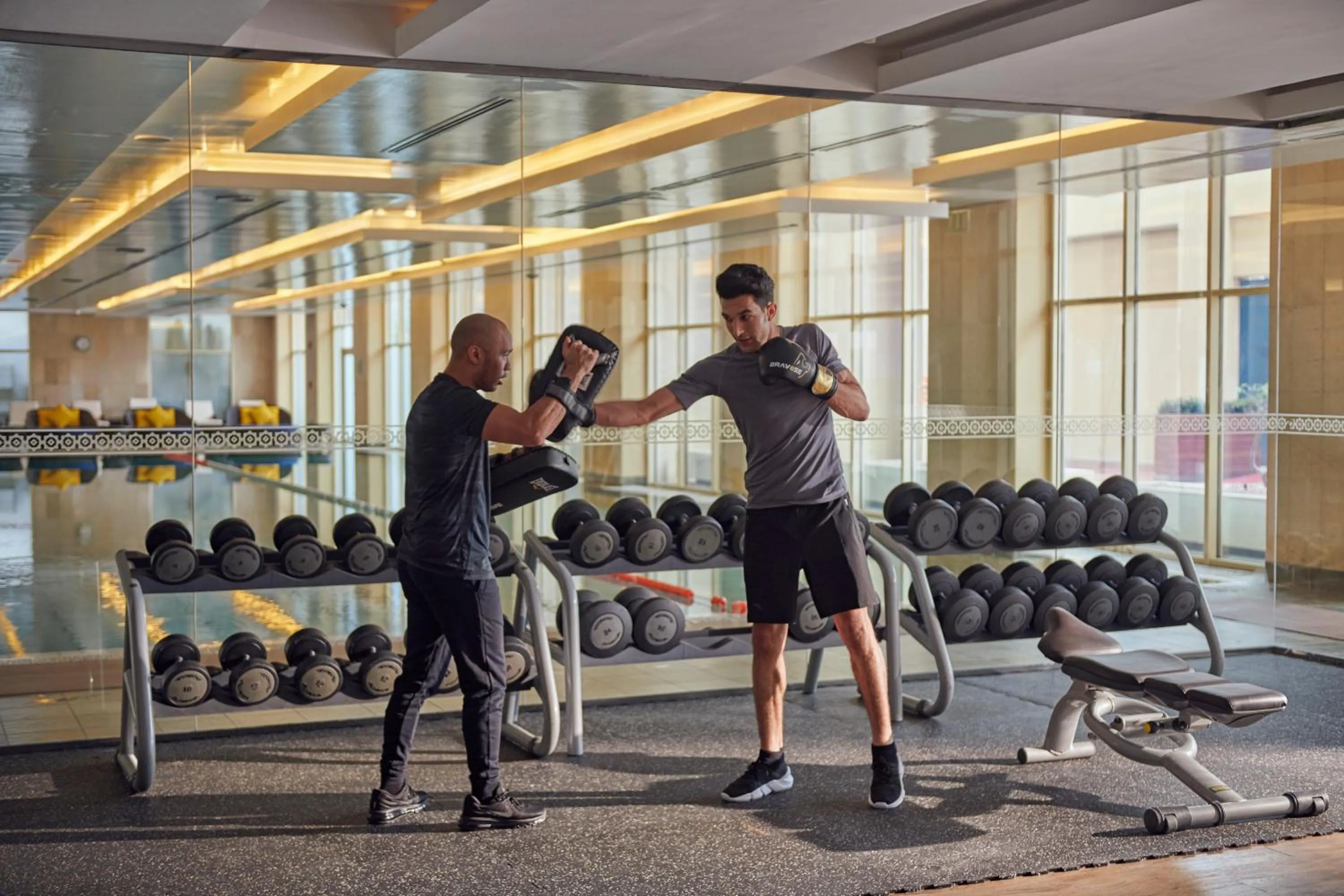 Fitness centre/facilities in Grand Hyatt Doha Hotel & Villas