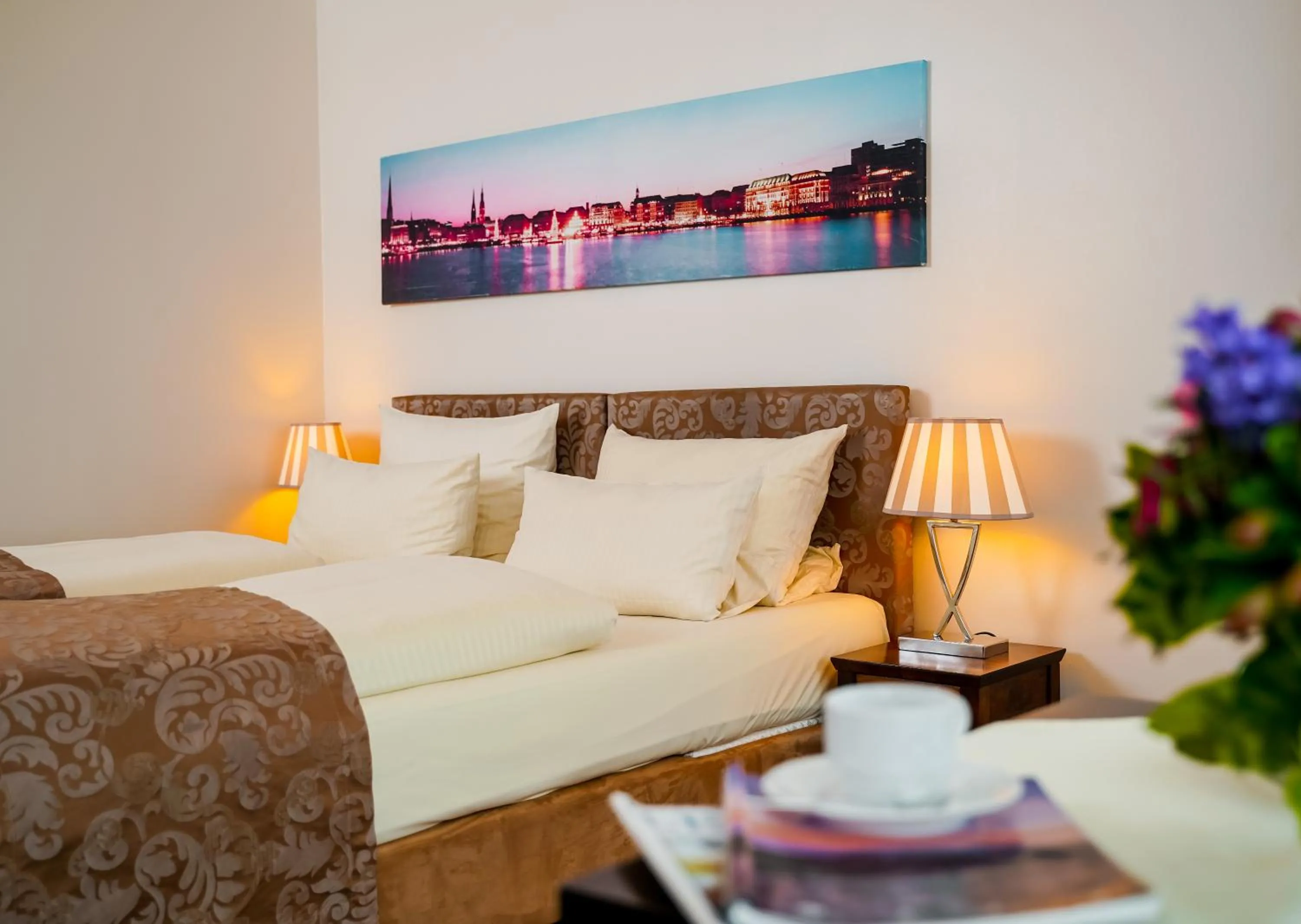 Bed in Hotel von Stephan