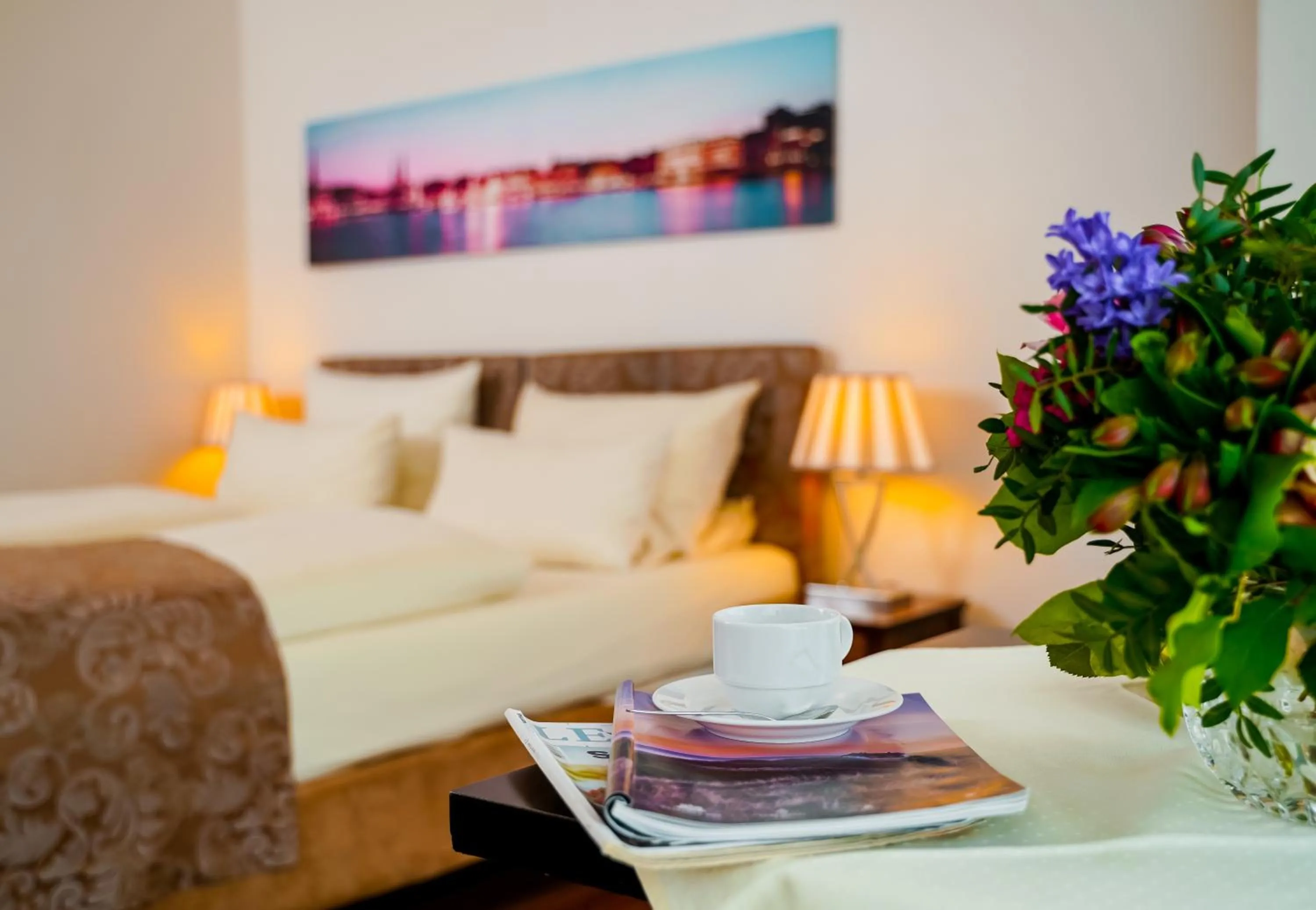 Bed in Hotel von Stephan