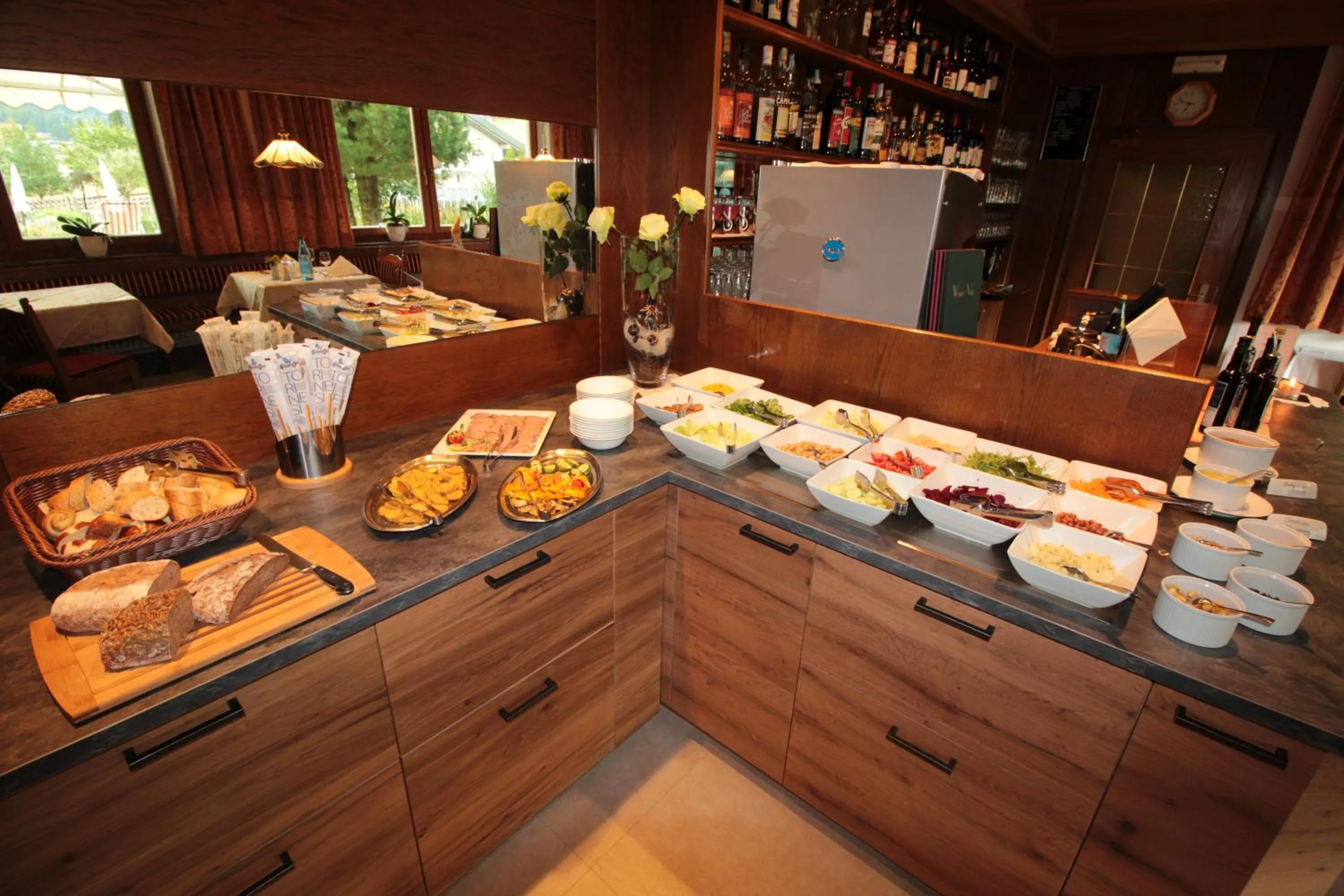 Dinner in Appartement Hotel Erlhof Deluxe