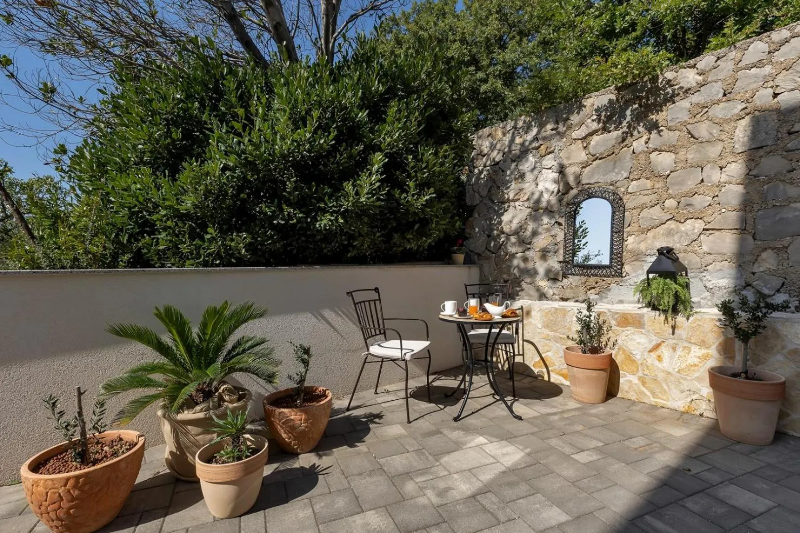 Garden in Luxury villa Mae in Makarska, pool and gym