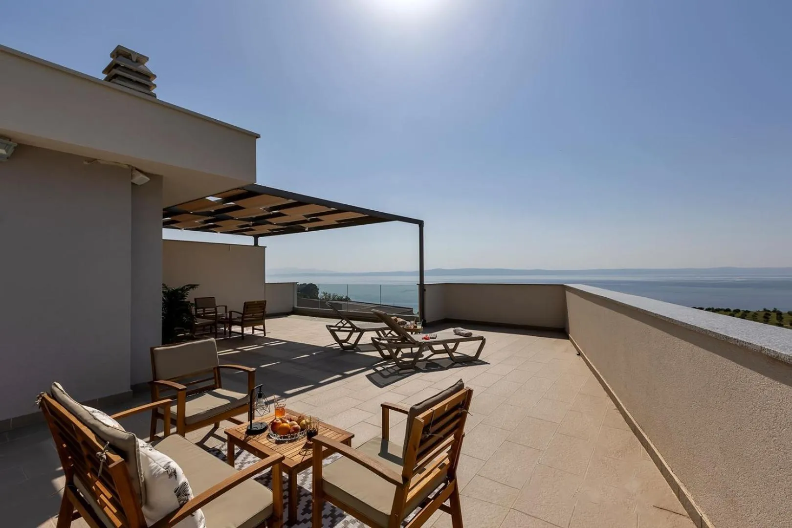 Property building in Luxury villa Mae in Makarska, pool and gym