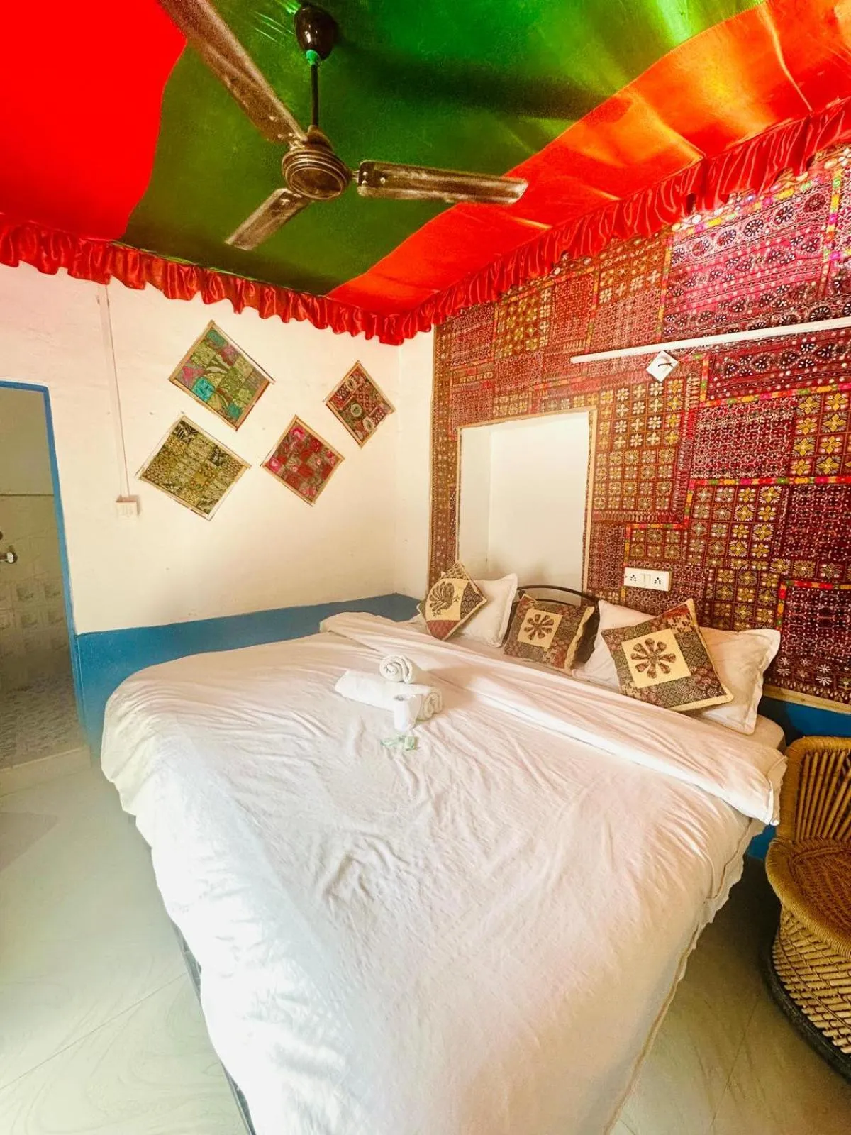 Bed in Mirvana Guest House & Camel safari