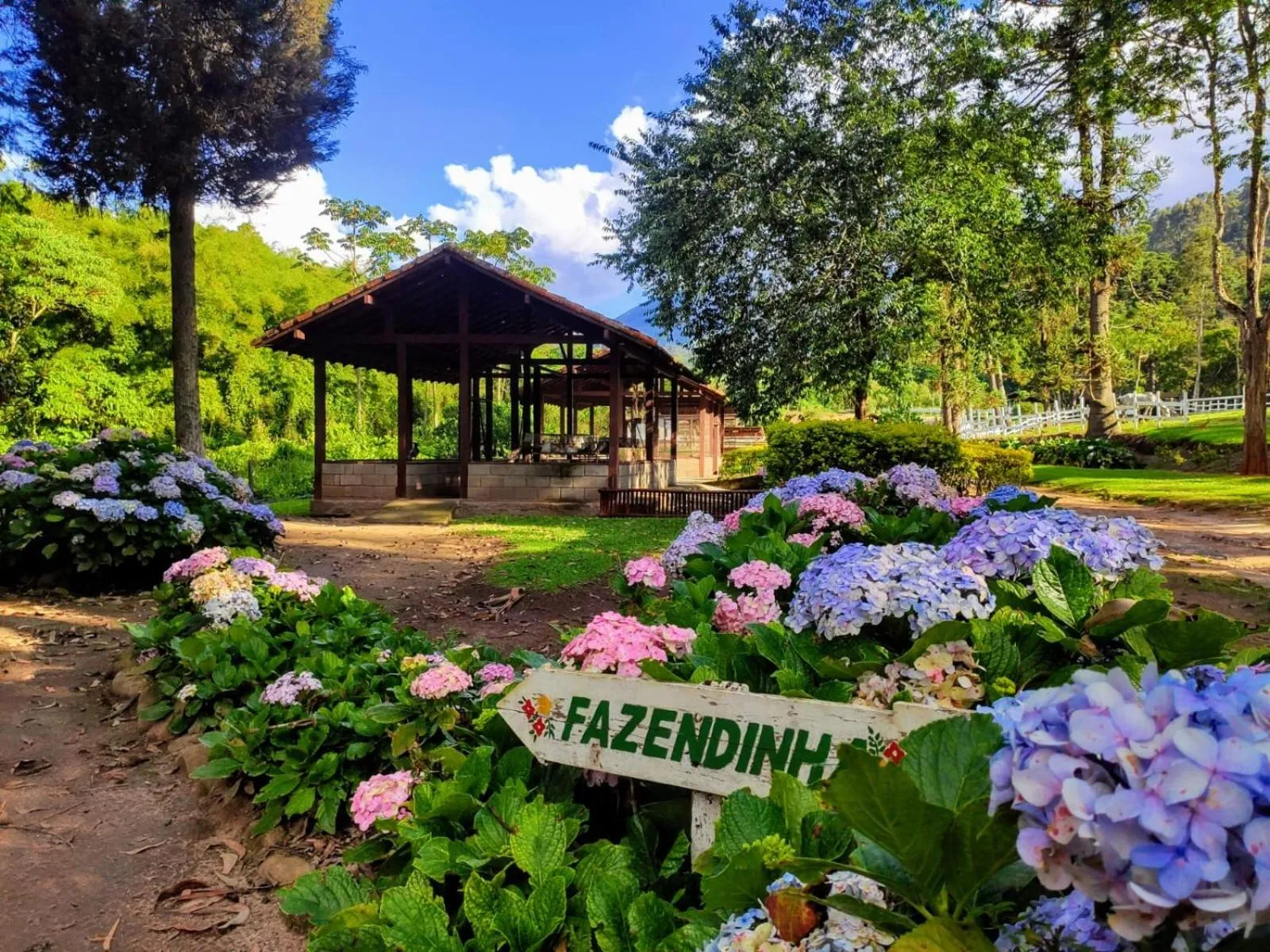 Garden in Hotel Fazenda São Moritz