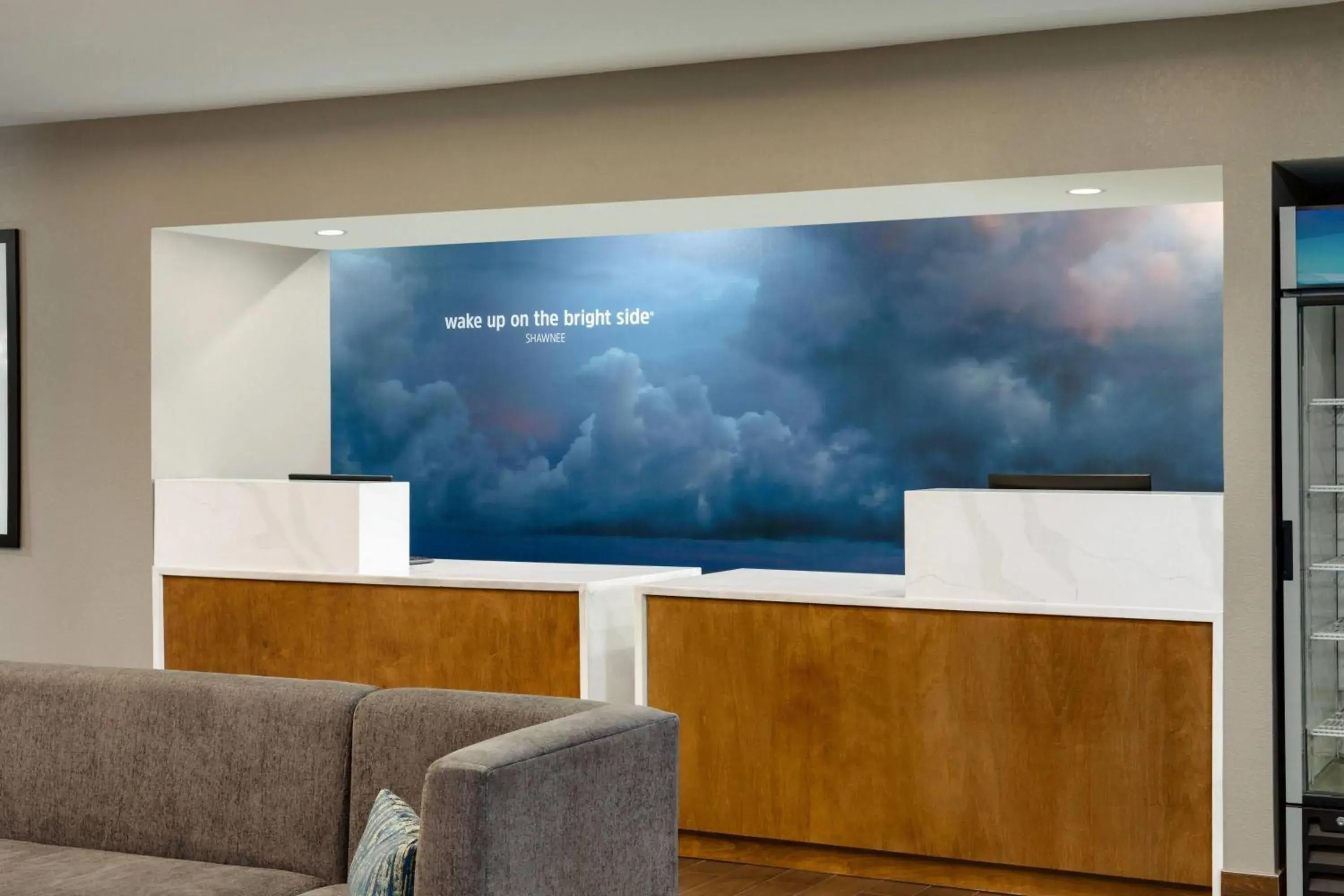 Lobby or reception in La Quinta by Wyndham Shawnee Lobby or reception in La Quinta by Wyndham Shawnee