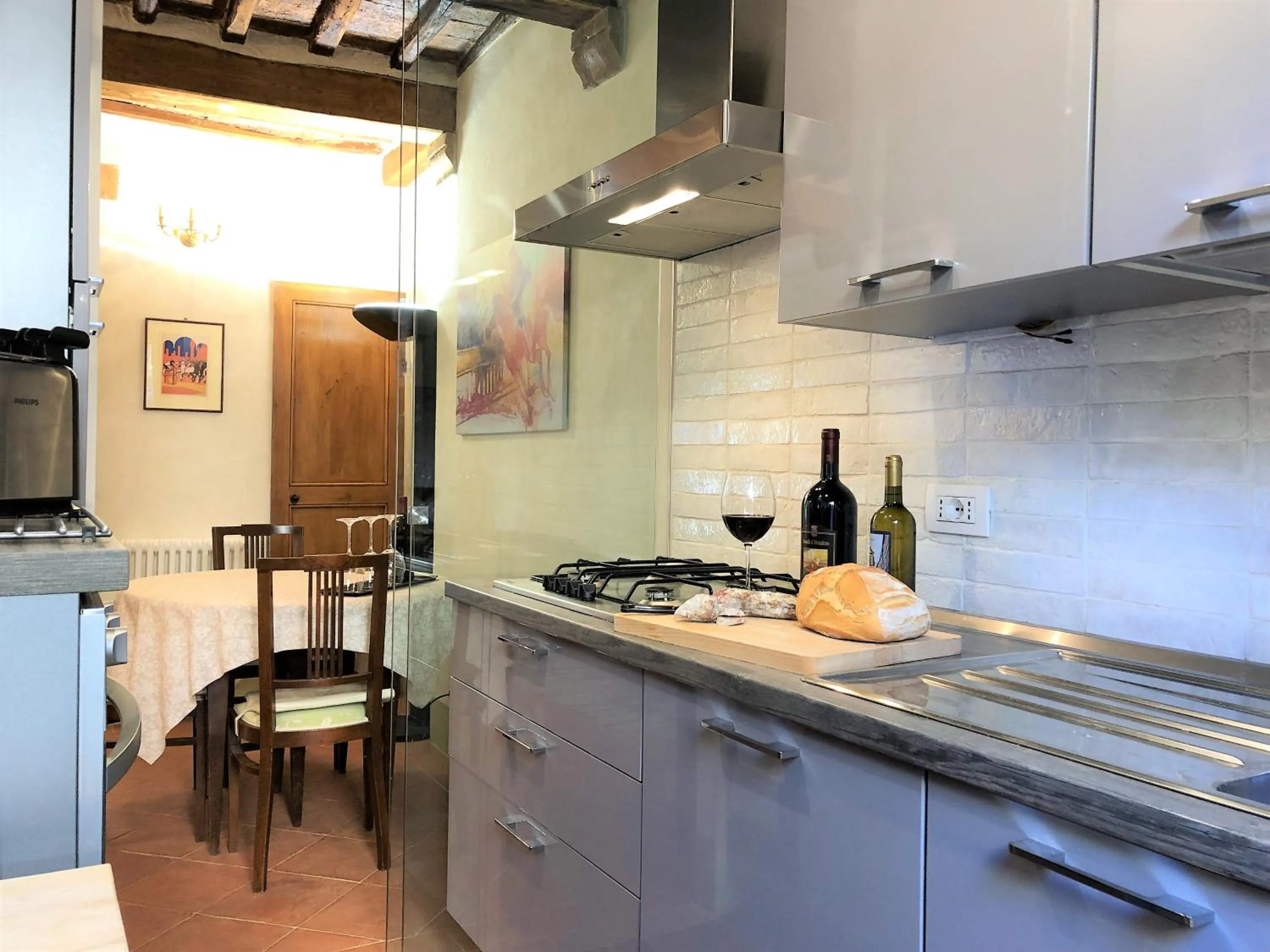 Kitchen or kitchenette in SIENA ROMANTIC EXPERIENCE