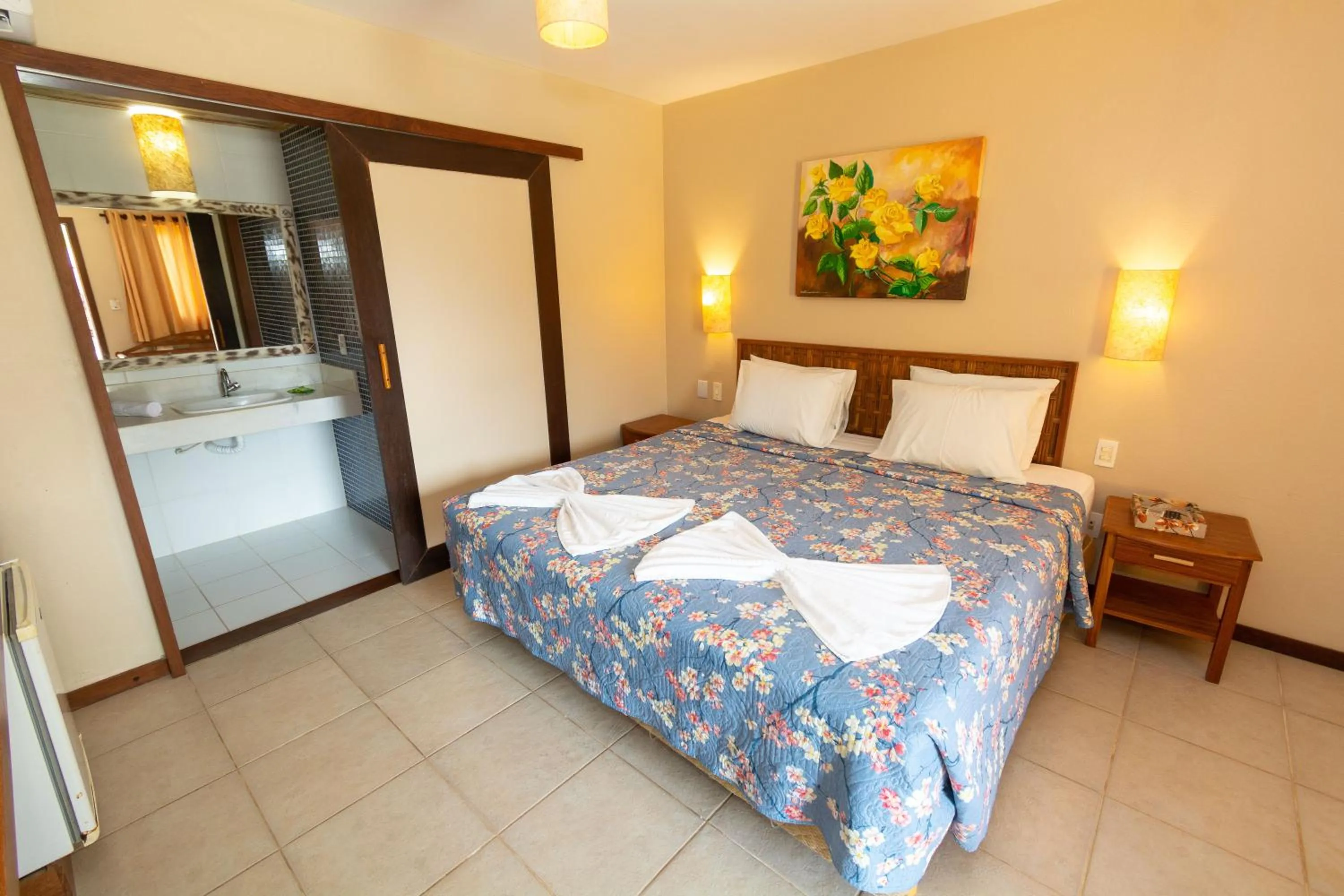 Bed in Hotel Pousada Imbassai