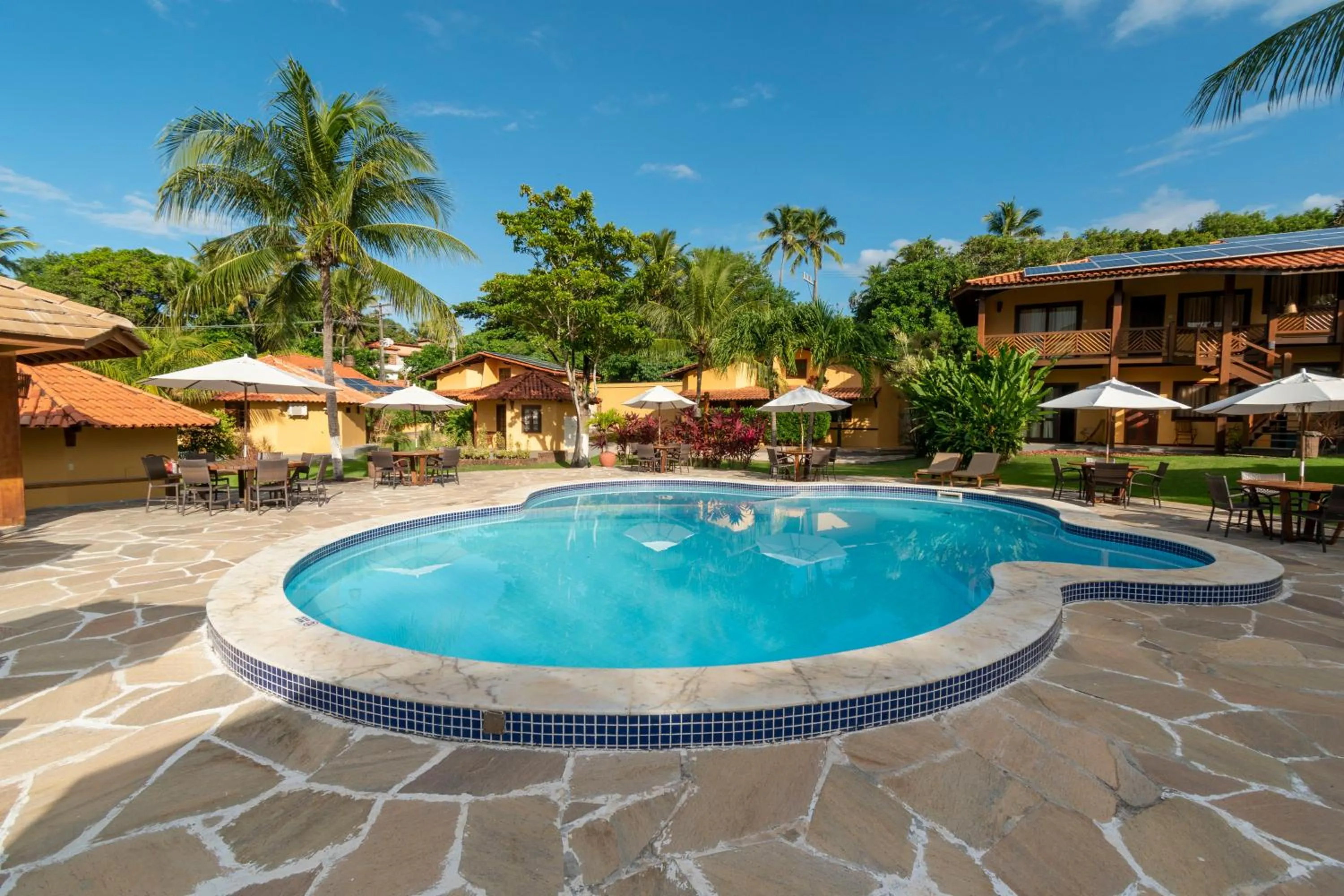 Patio in Hotel Pousada Imbassai