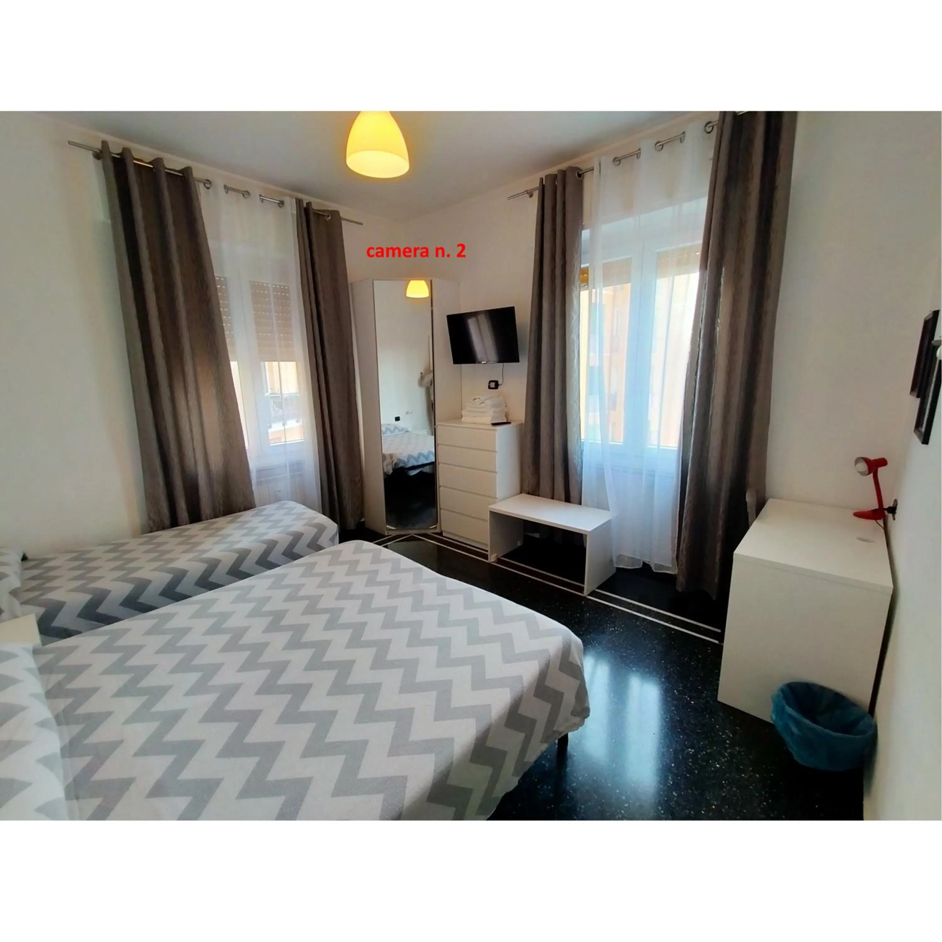 Bed in B&B Gaslini & Mare (anche con uso cucina)