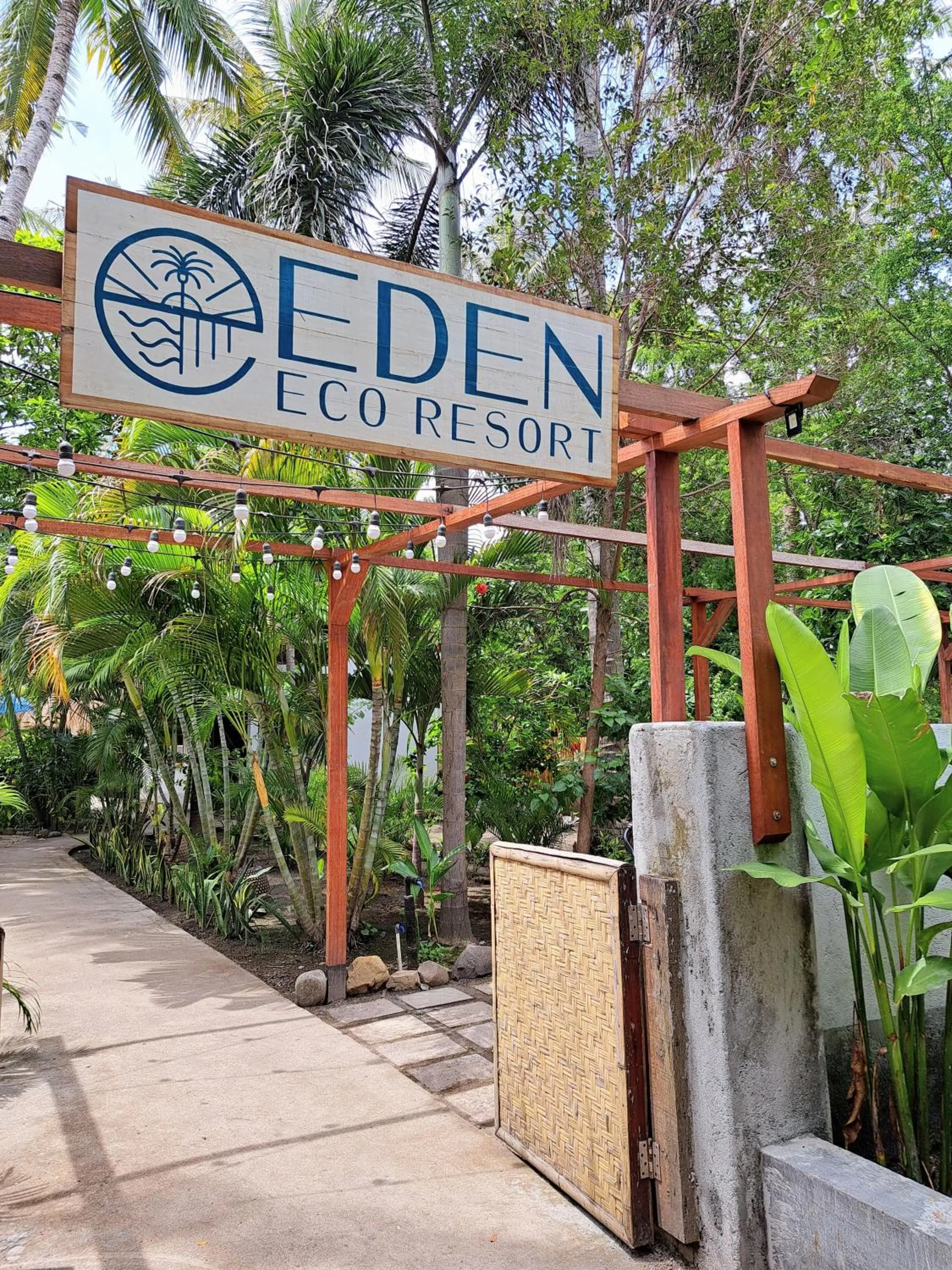 Property logo or sign in Eden Eco Resort