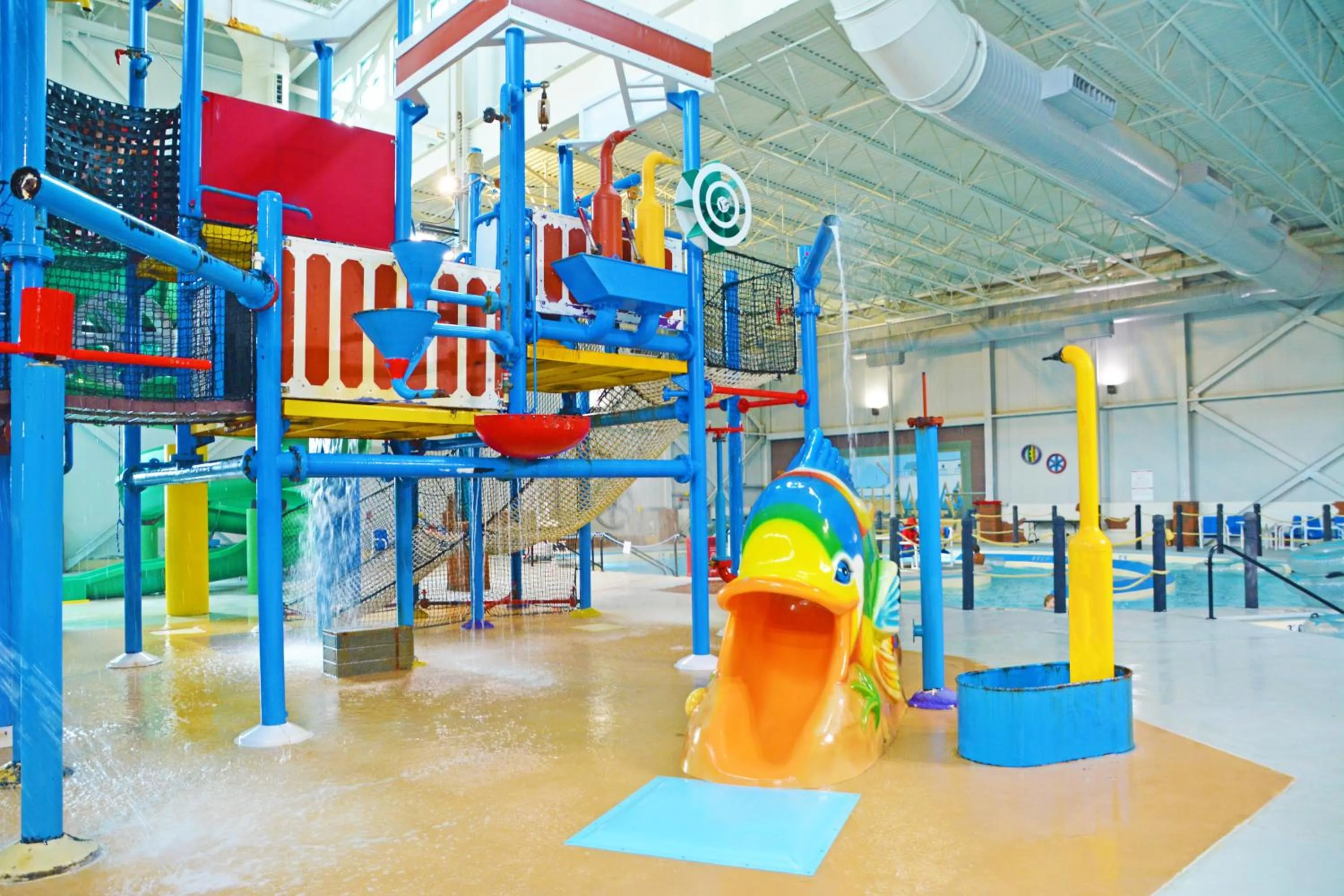 Aqua park in Grand Harbor Resort and Waterpark