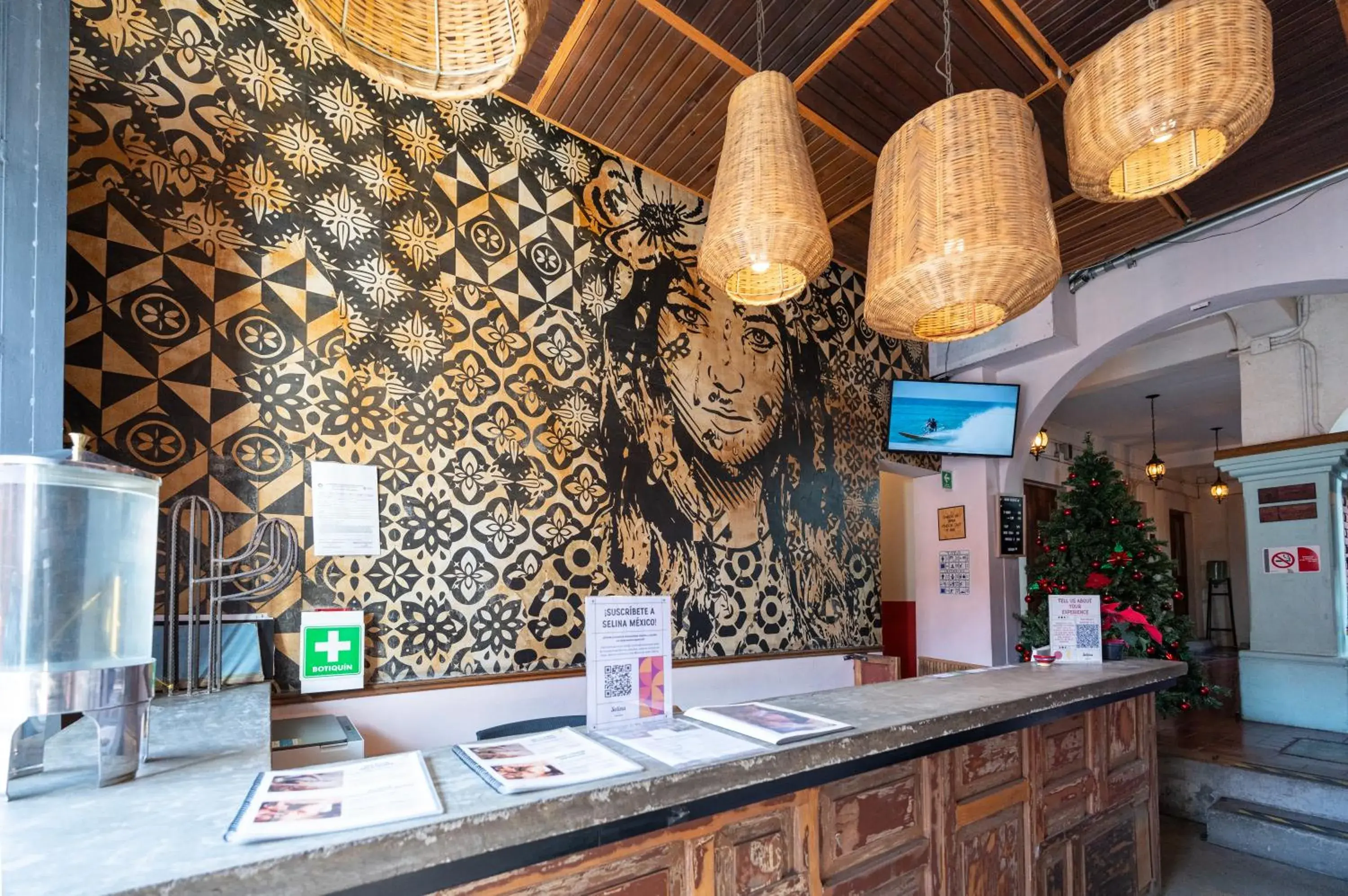 Lobby or reception in Selina Oaxaca Lobby or reception in Selina Oaxaca