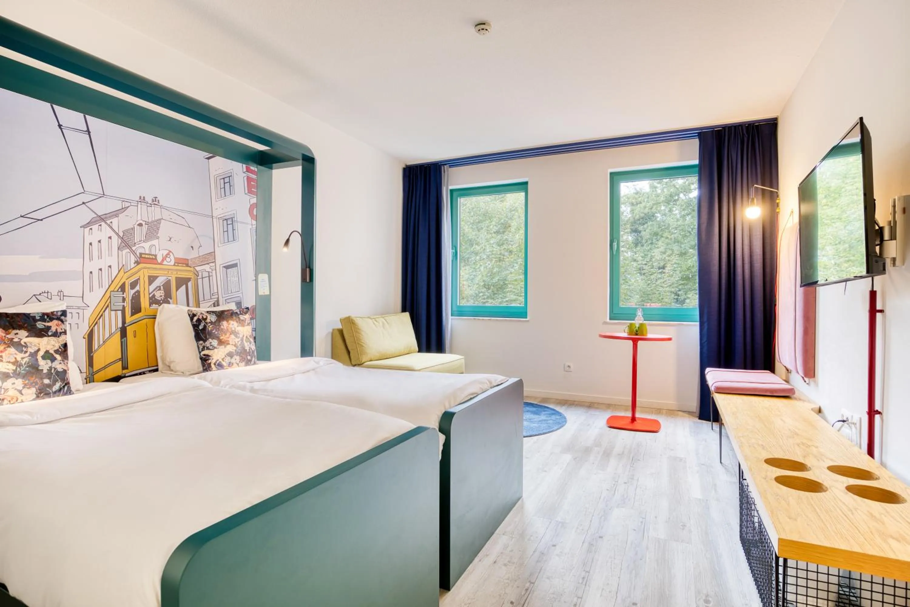 Bedroom, Bed in B&B HOTEL Brussels Centre Louise