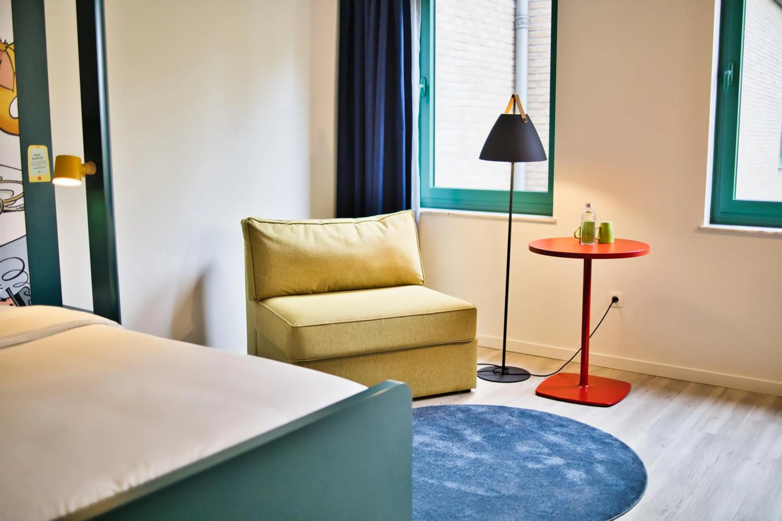 Bedroom, Bed in B&B HOTEL Brussels Centre Louise