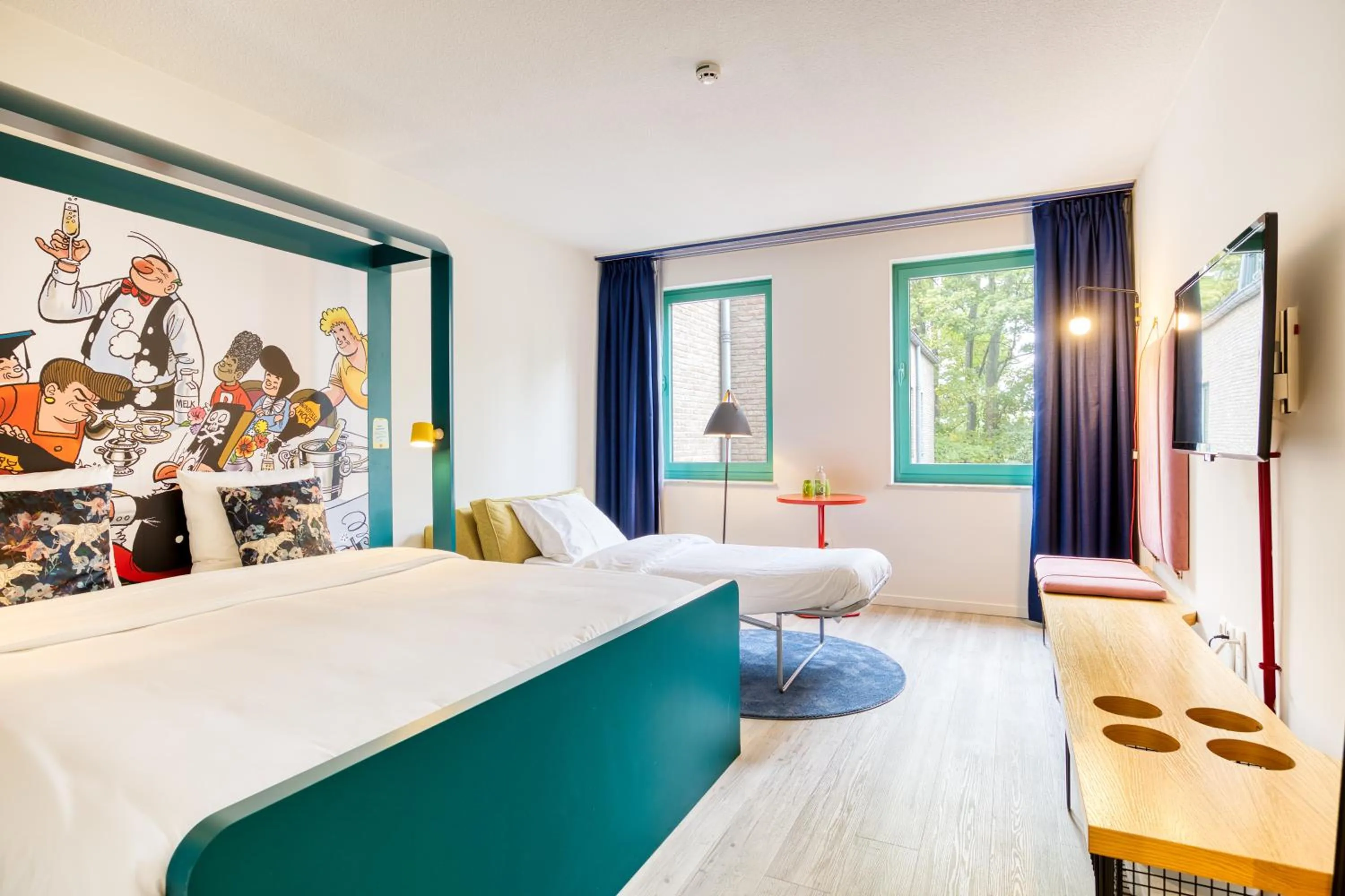 Bedroom, Bed in B&B HOTEL Brussels Centre Louise