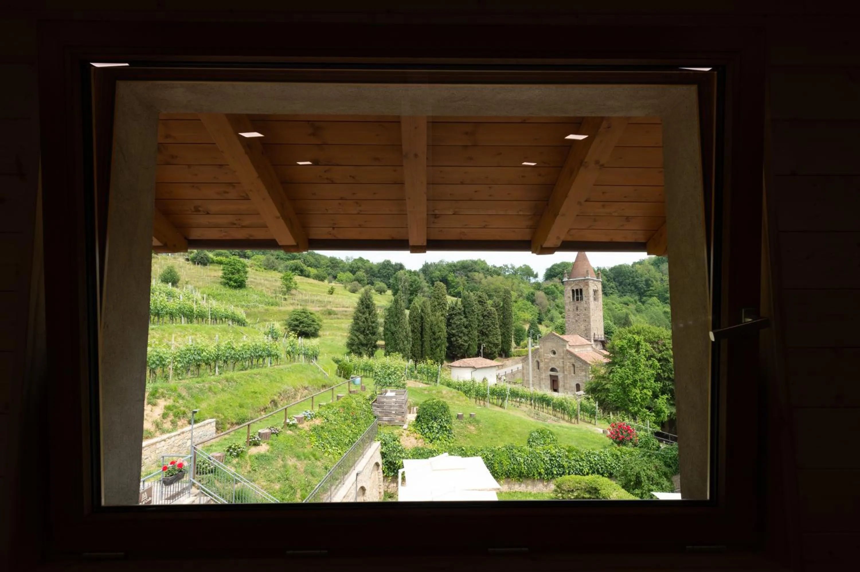 Garden view in Al-Colle