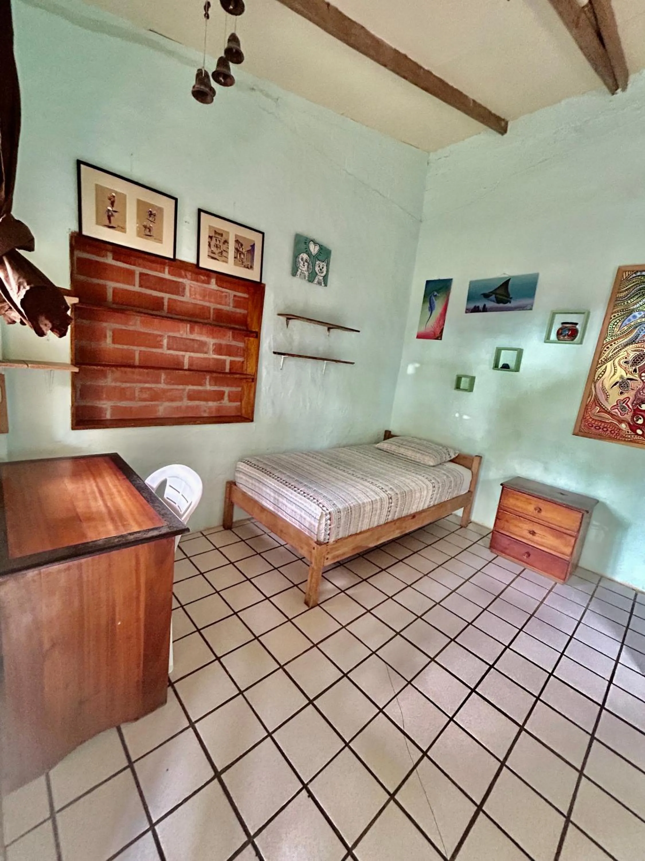 Bed in The Sea Garden House