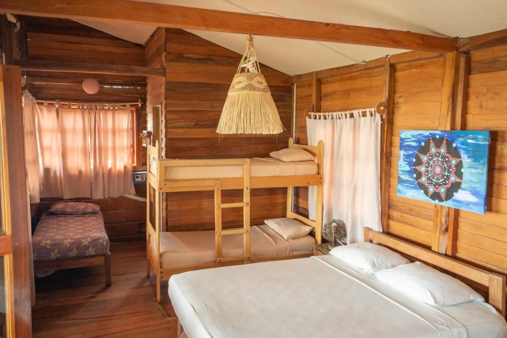 Bed in The Sea Garden House
