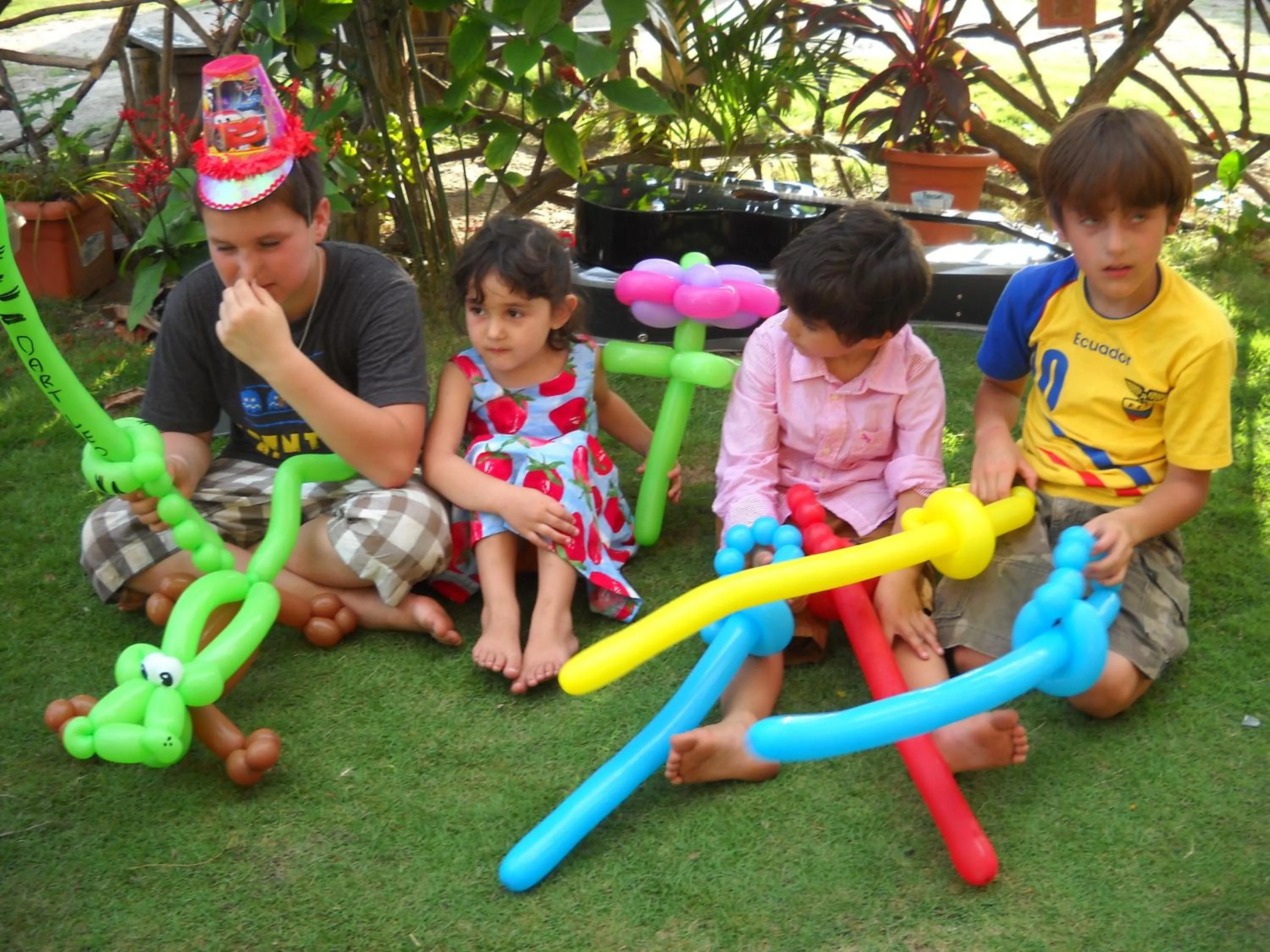 People in The Sea Garden House