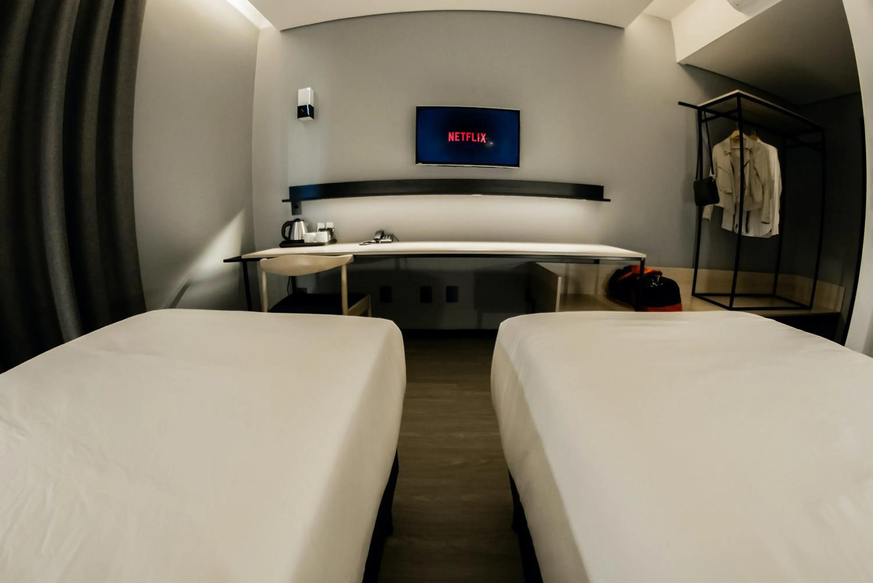 Bed in Naalt Hotel Joinville