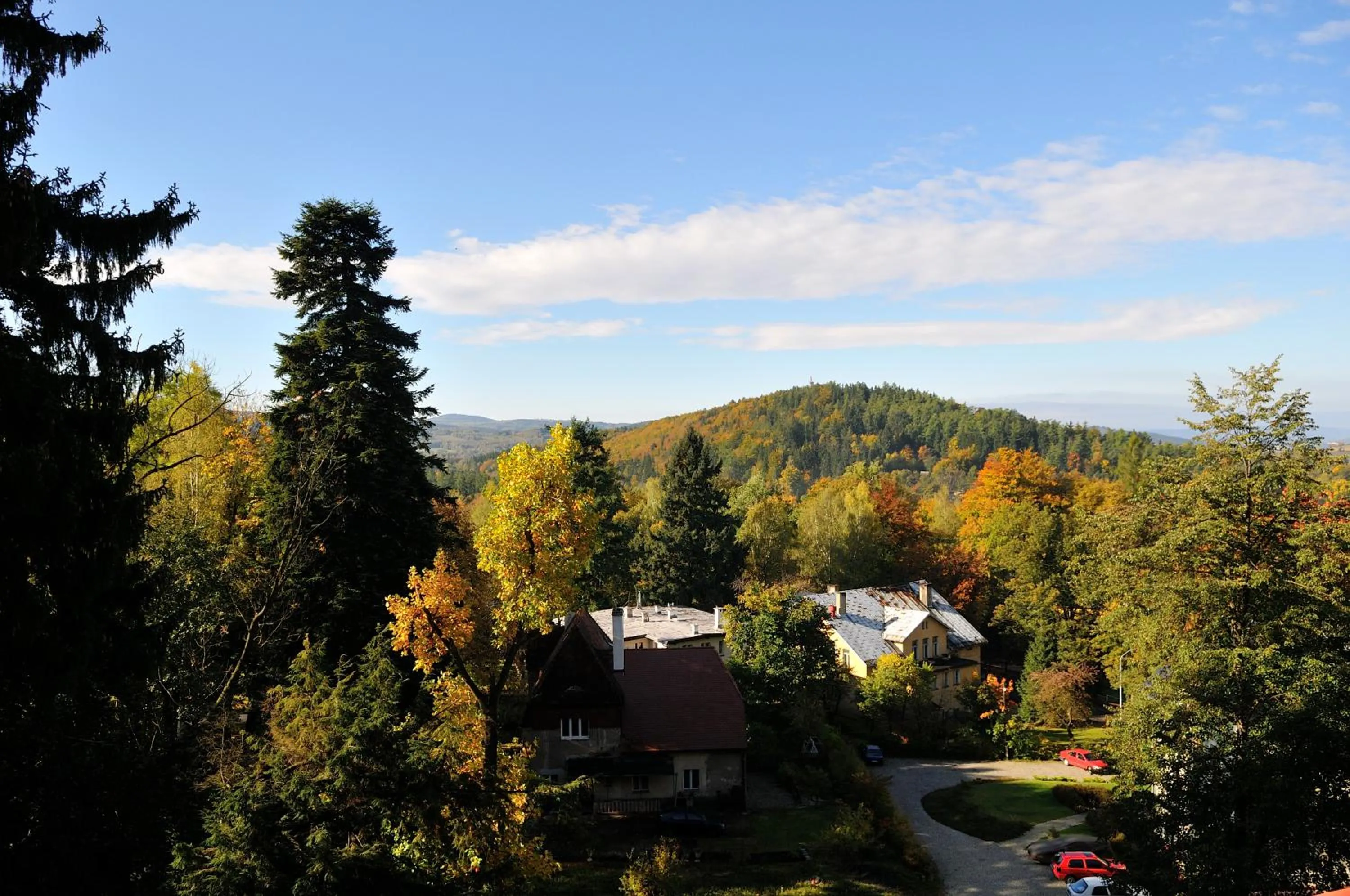 City view in Willa Barbara Lądek Zdrój