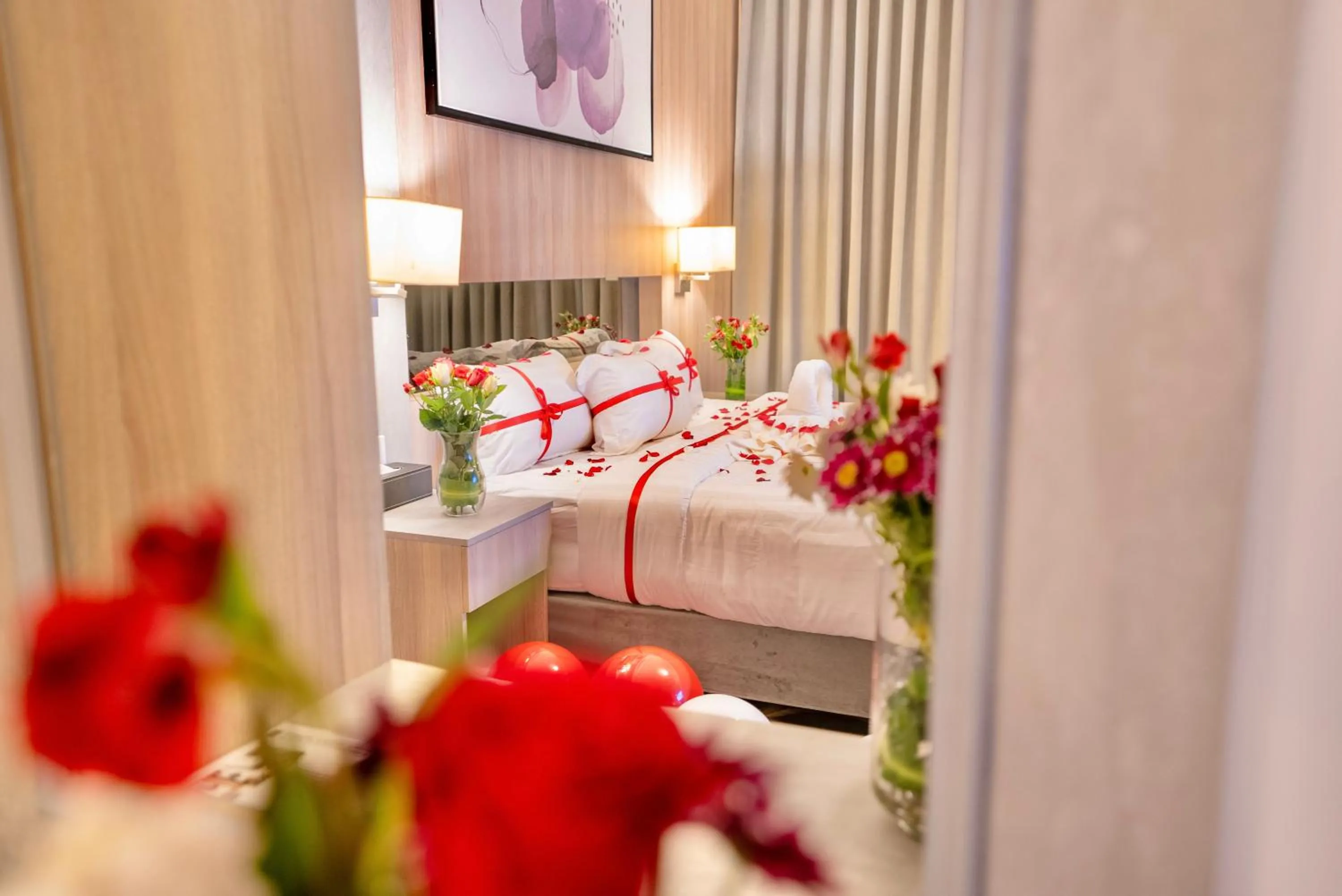 Photo of the whole room, Bed in Laten Suites Serviced Apartment Al Naseem