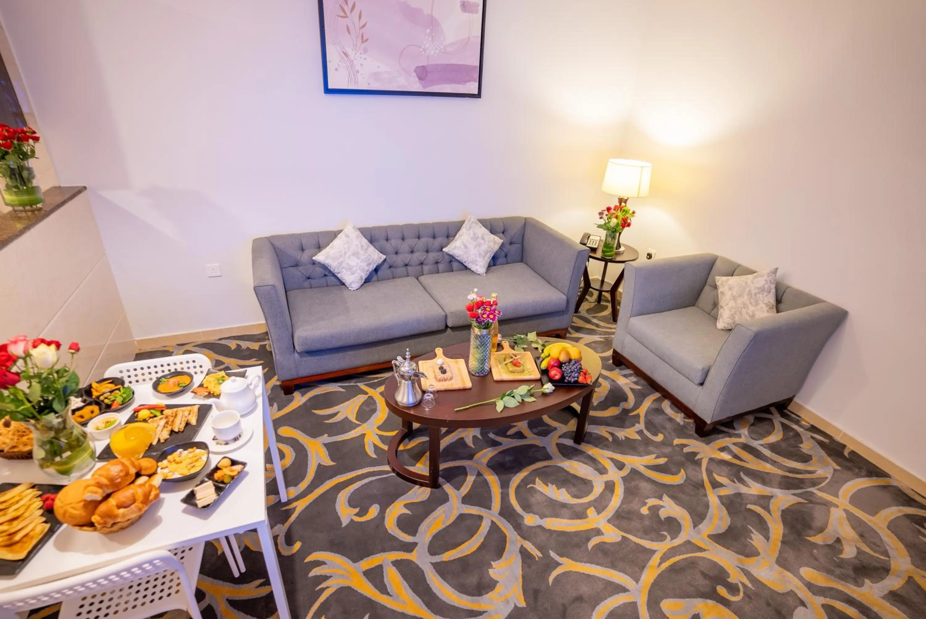 Living room in Laten Suites Serviced Apartment Al Naseem