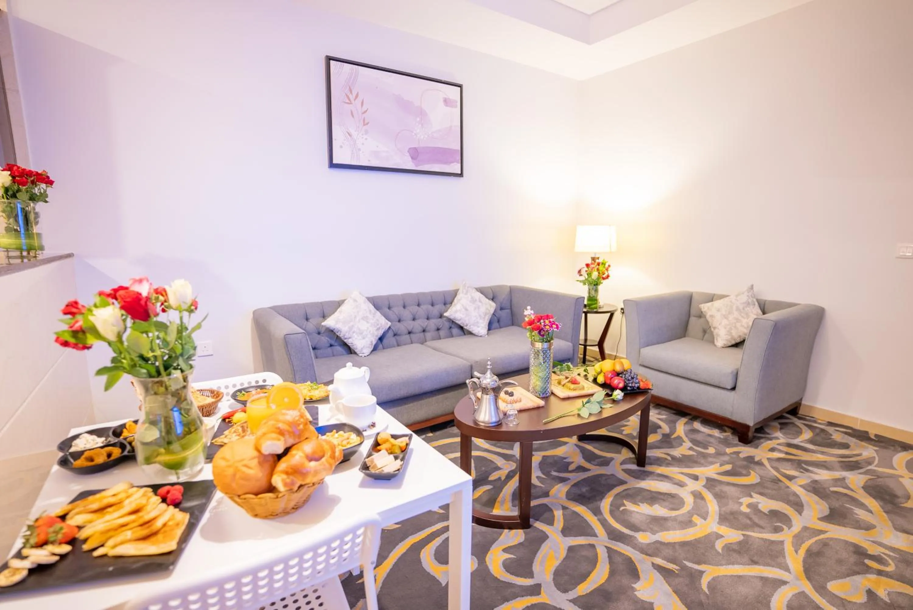 Living room in Laten Suites Serviced Apartment Al Naseem