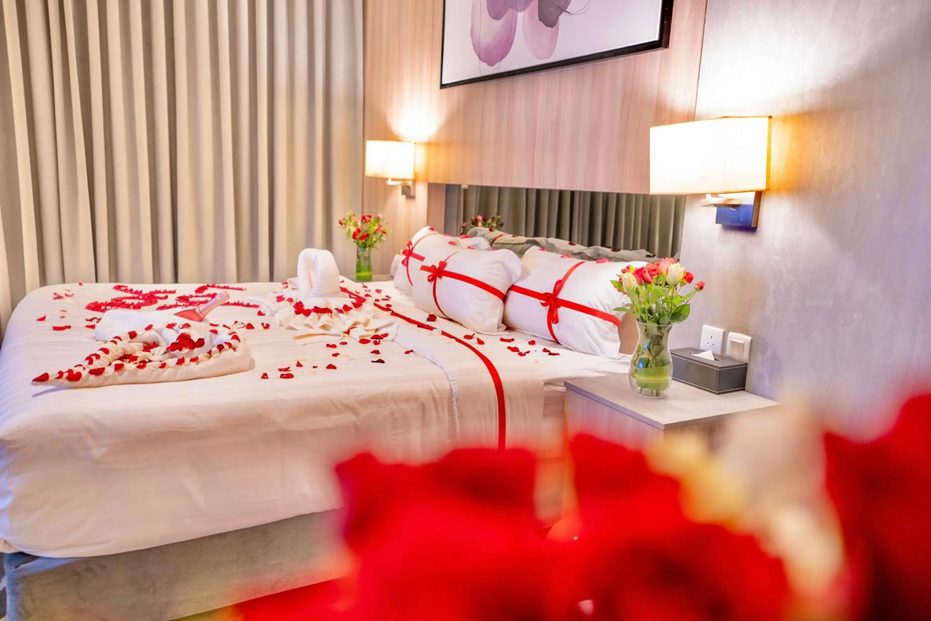 Bedroom, Bed in Laten Suites Serviced Apartment Al Naseem