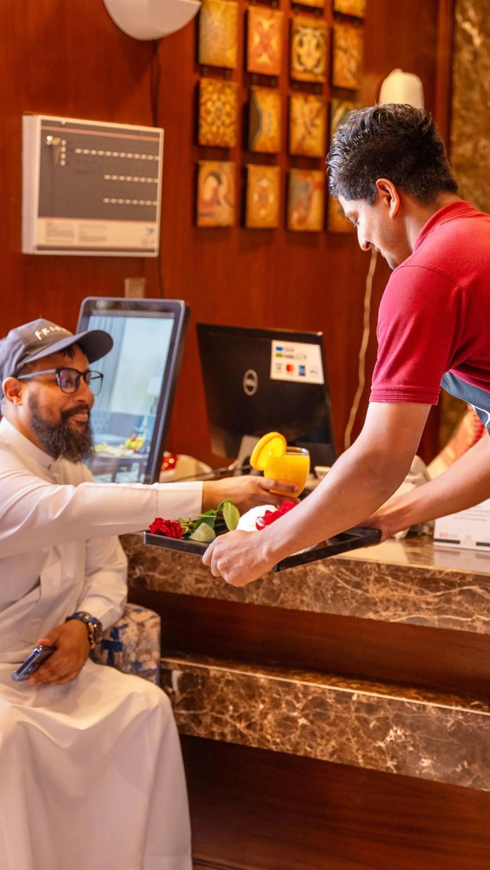 group of guests in Laten Suites Serviced Apartment Al Naseem