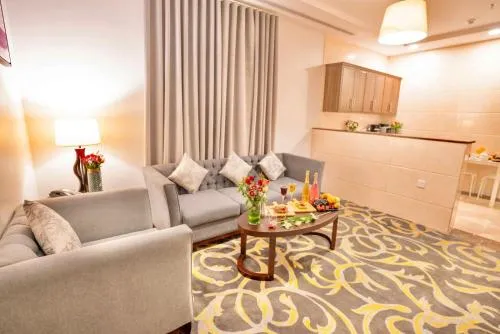 Living room in Laten Suites Serviced Apartment Al Naseem