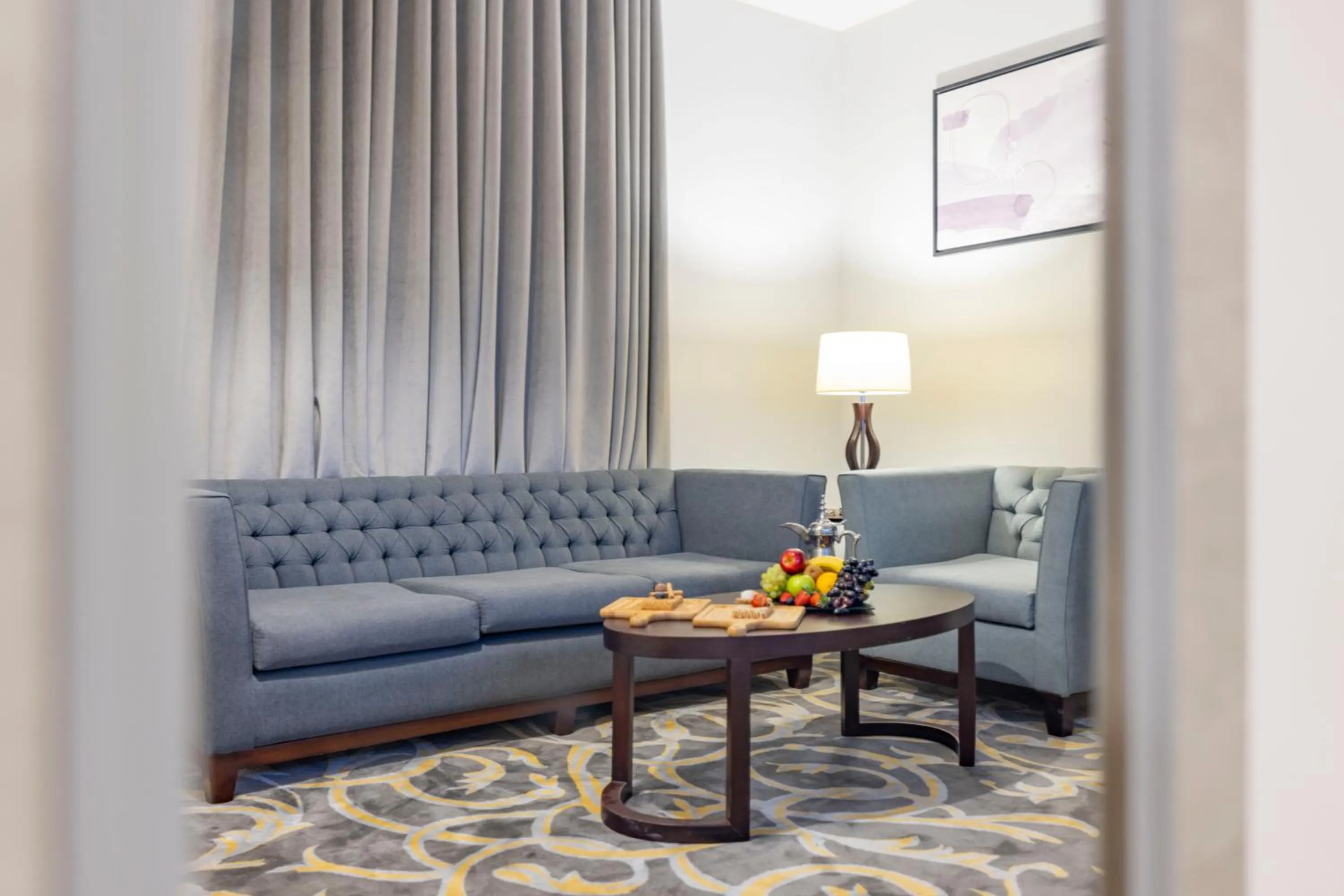 Seating area in Laten Suites Serviced Apartment Al Naseem