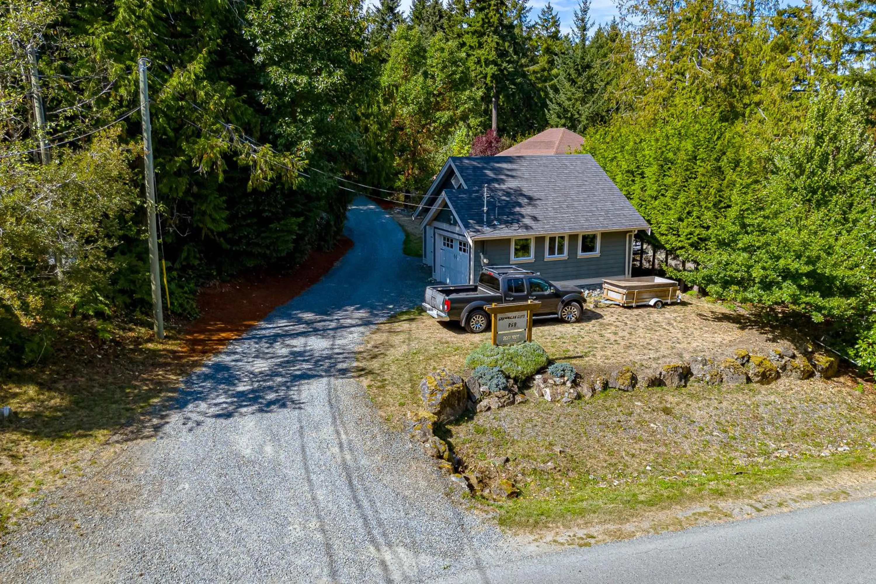 Property building in Shawnigan Suite B & B