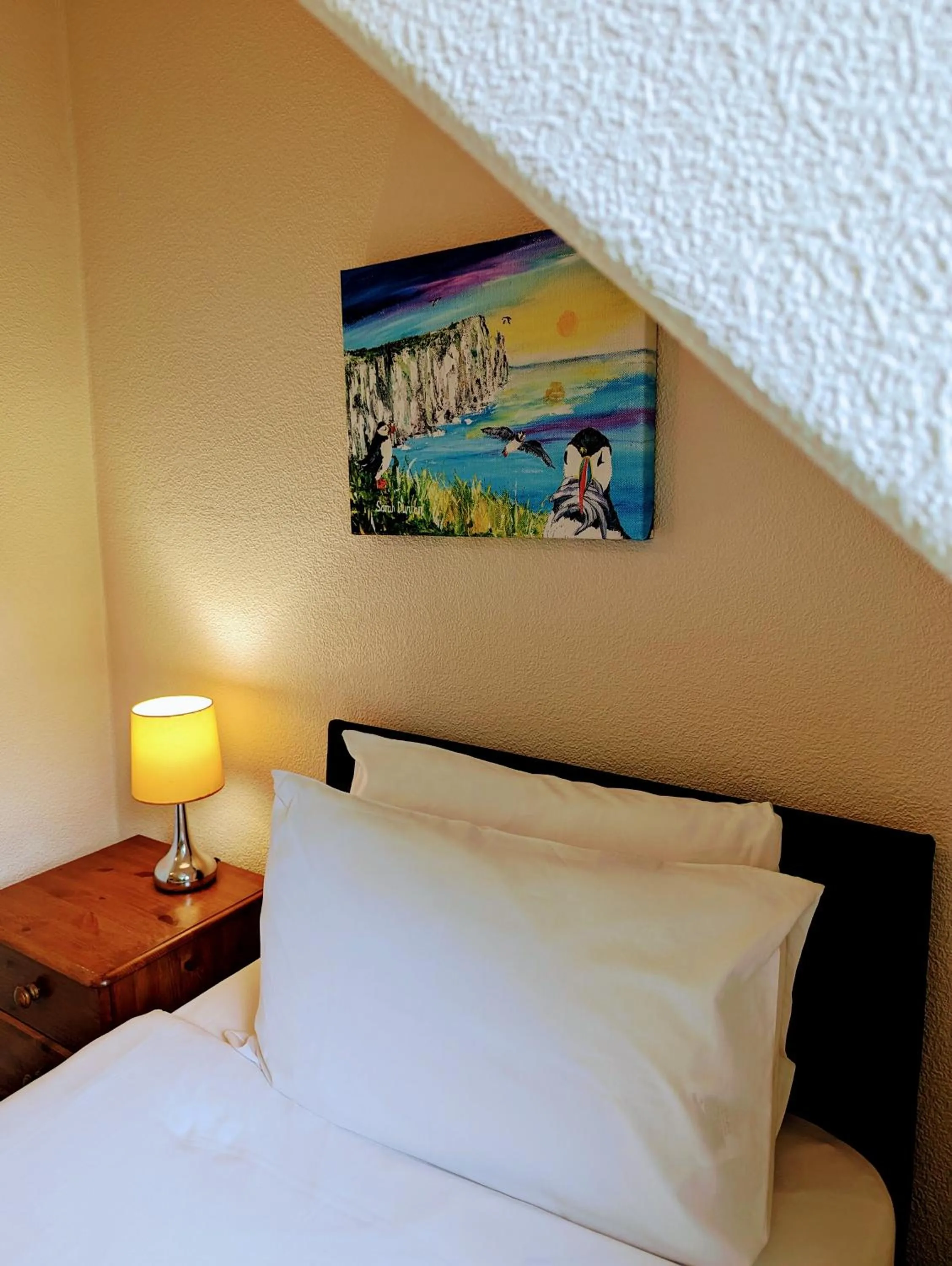 Bed in The Coo's Guest House