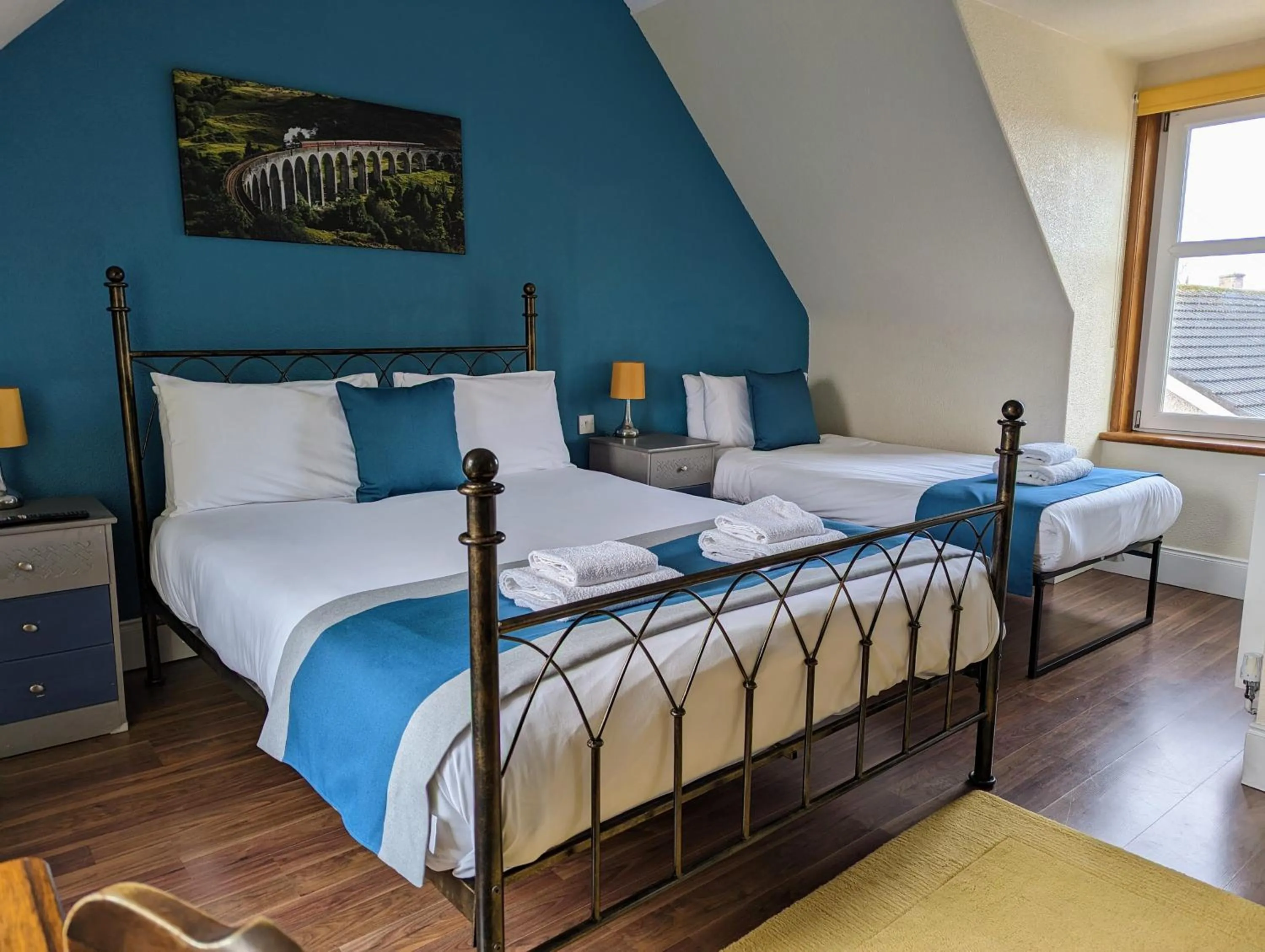 Bed in The Coo's Guest House