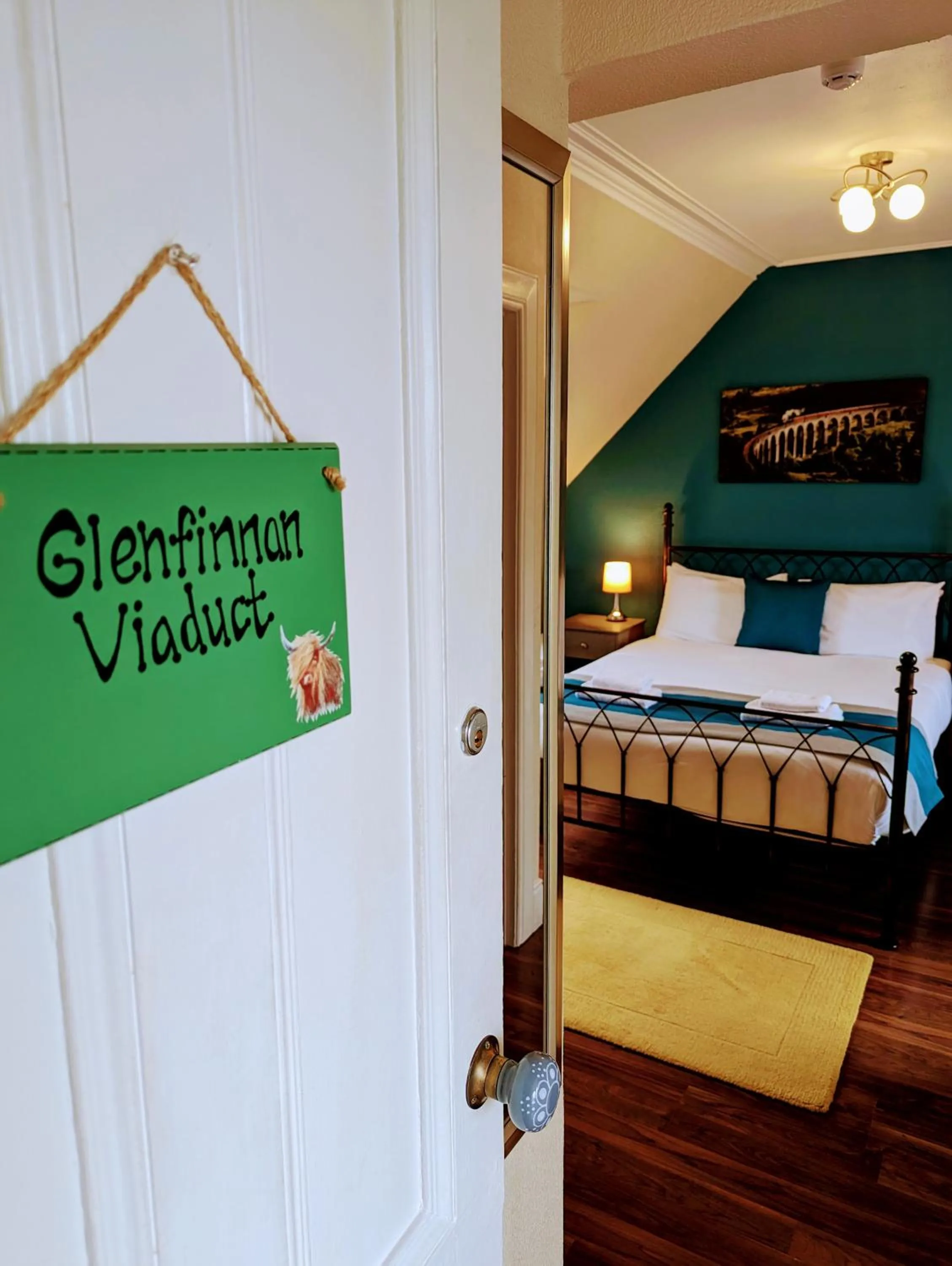 Bed in The Coo's Guest House