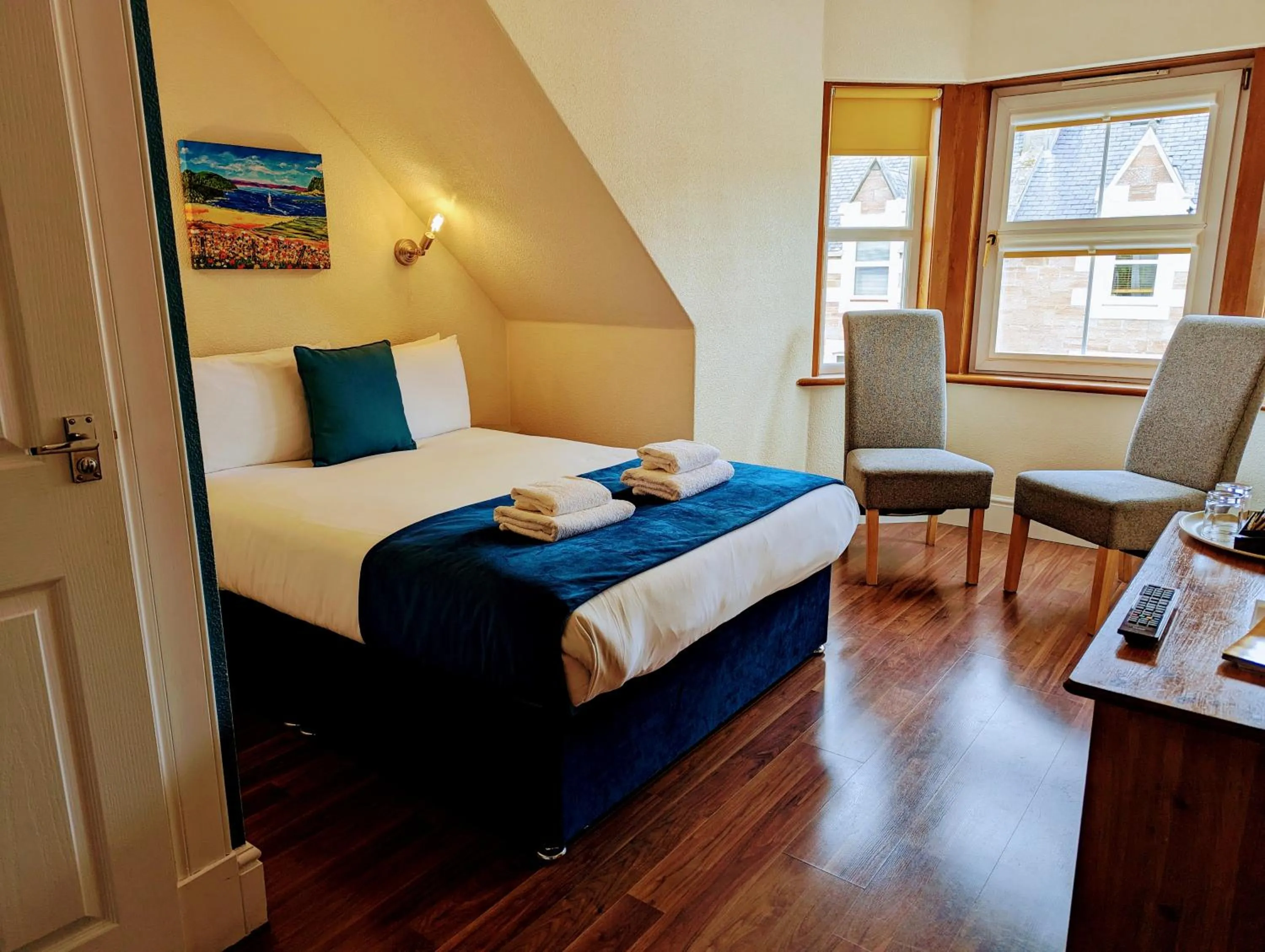 Bed in The Coo's Guest House