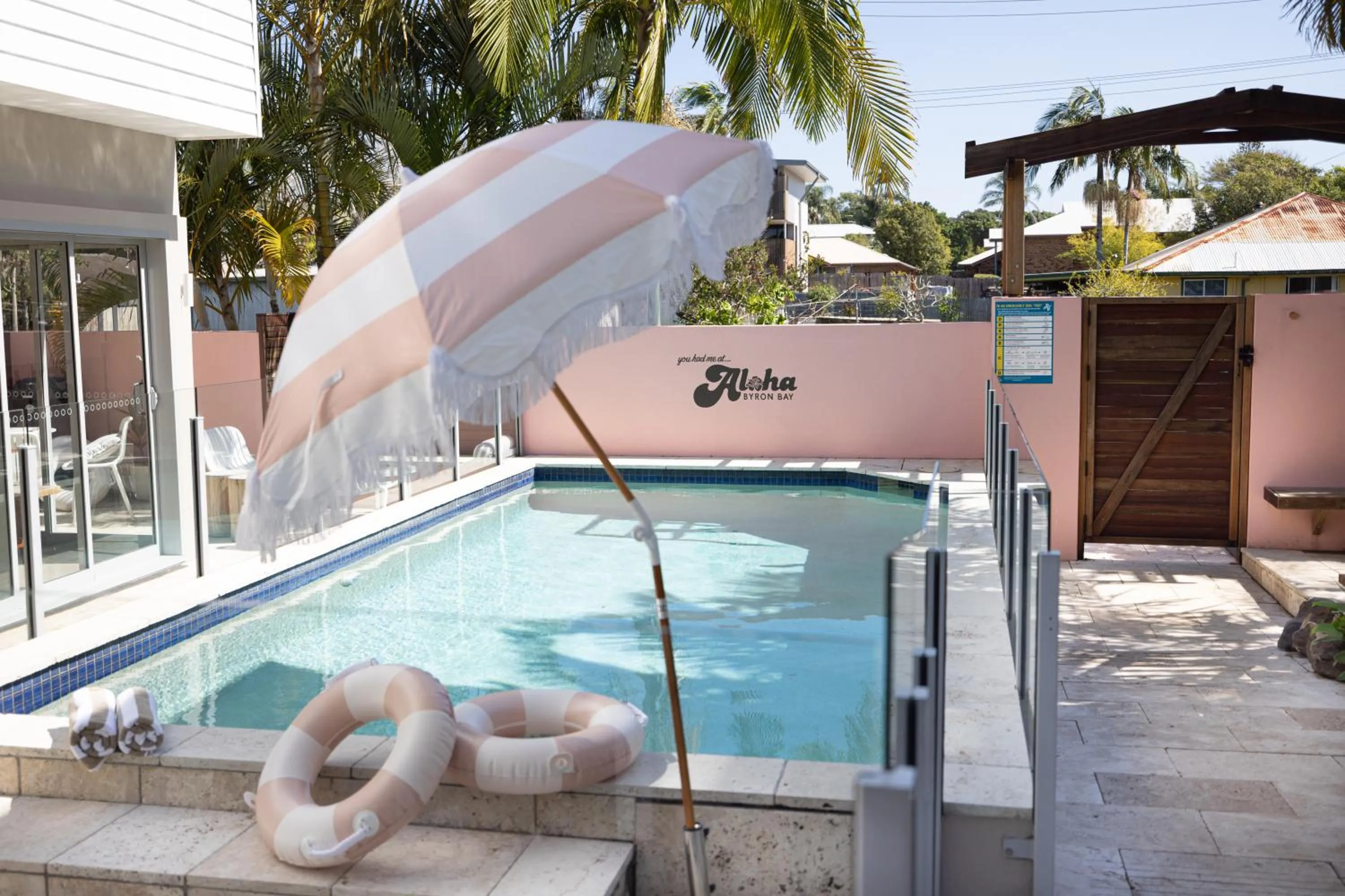 Swimming pool in Aloha Byron Bay